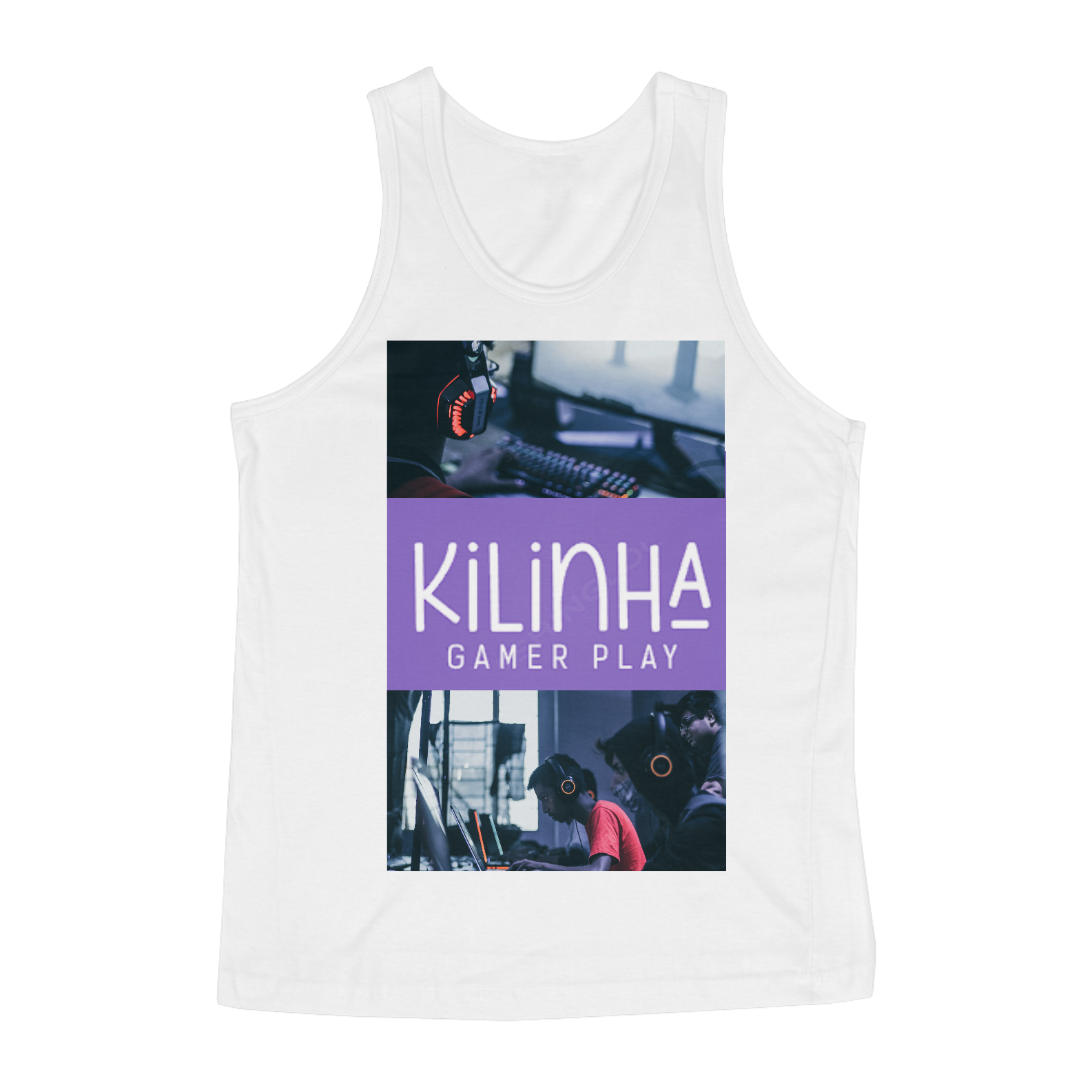camiseta regata kilinha gamer play