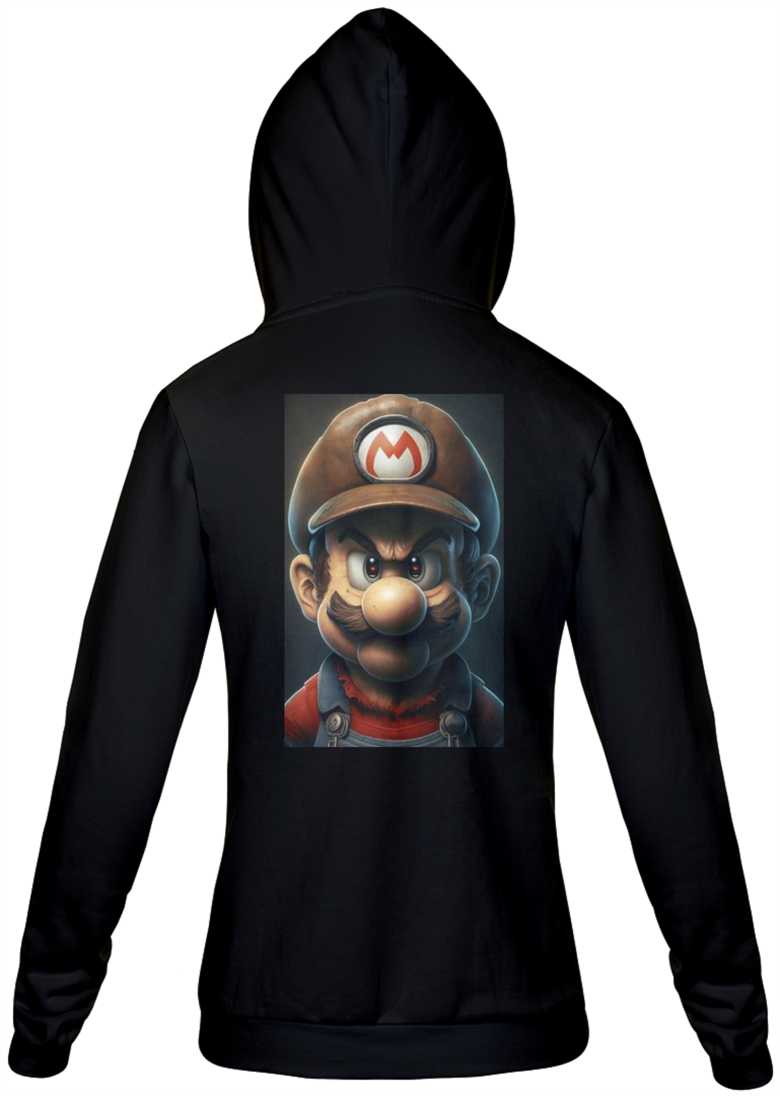 Moletom com ziper do mario 