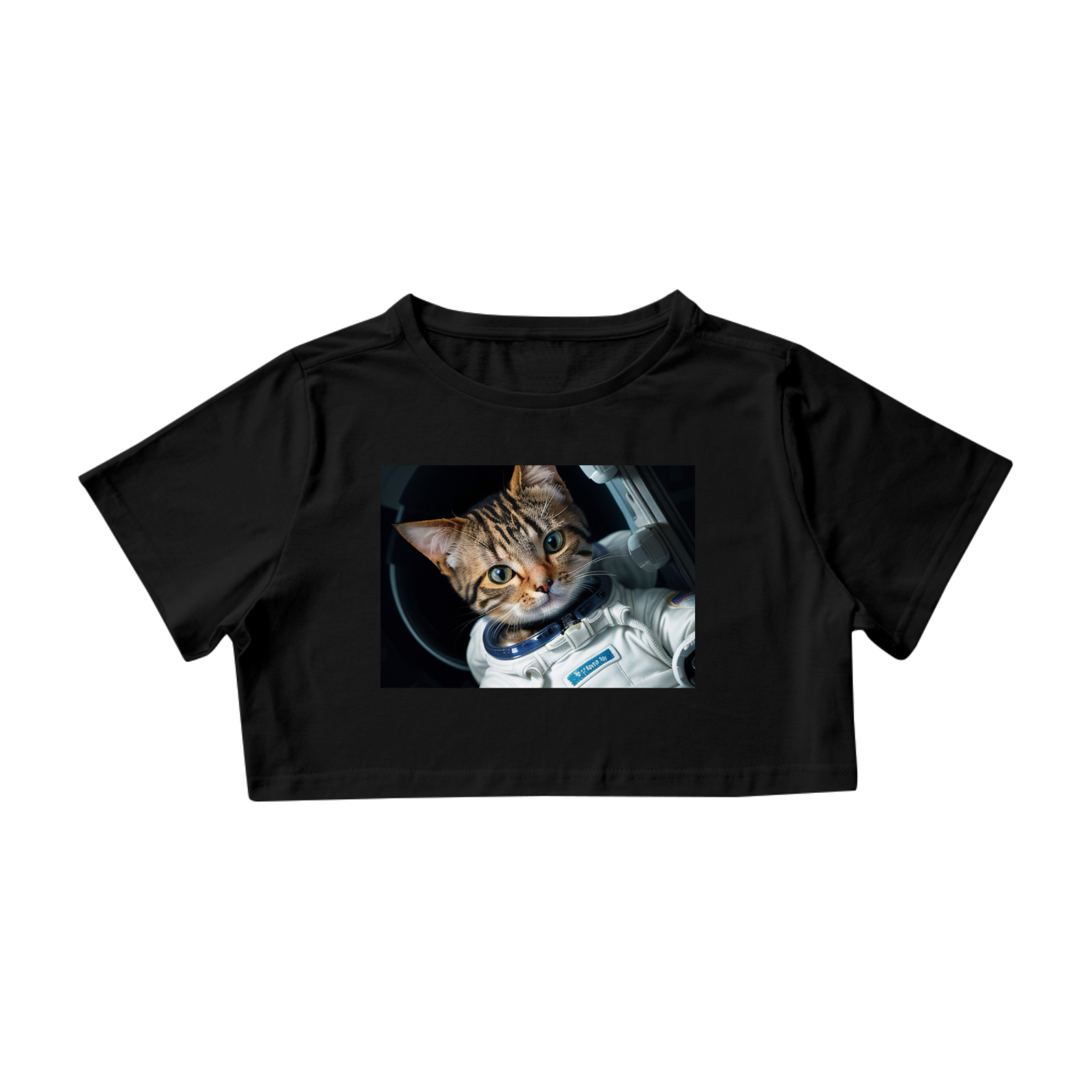 Nome do produto  Cropreed gato galáxia 