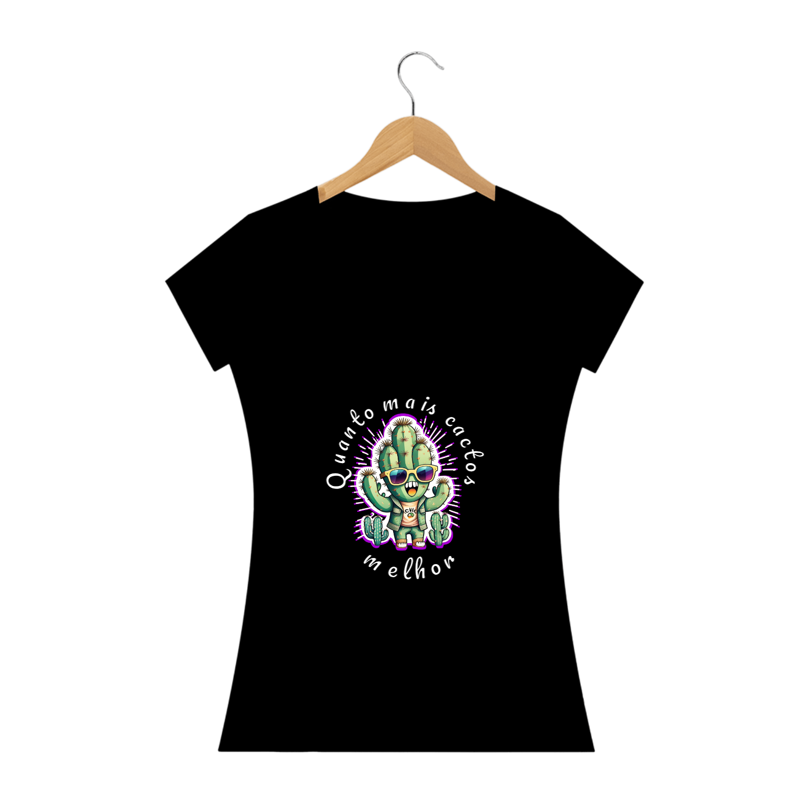 Camisa Divertida Cactos Baby Long Quality