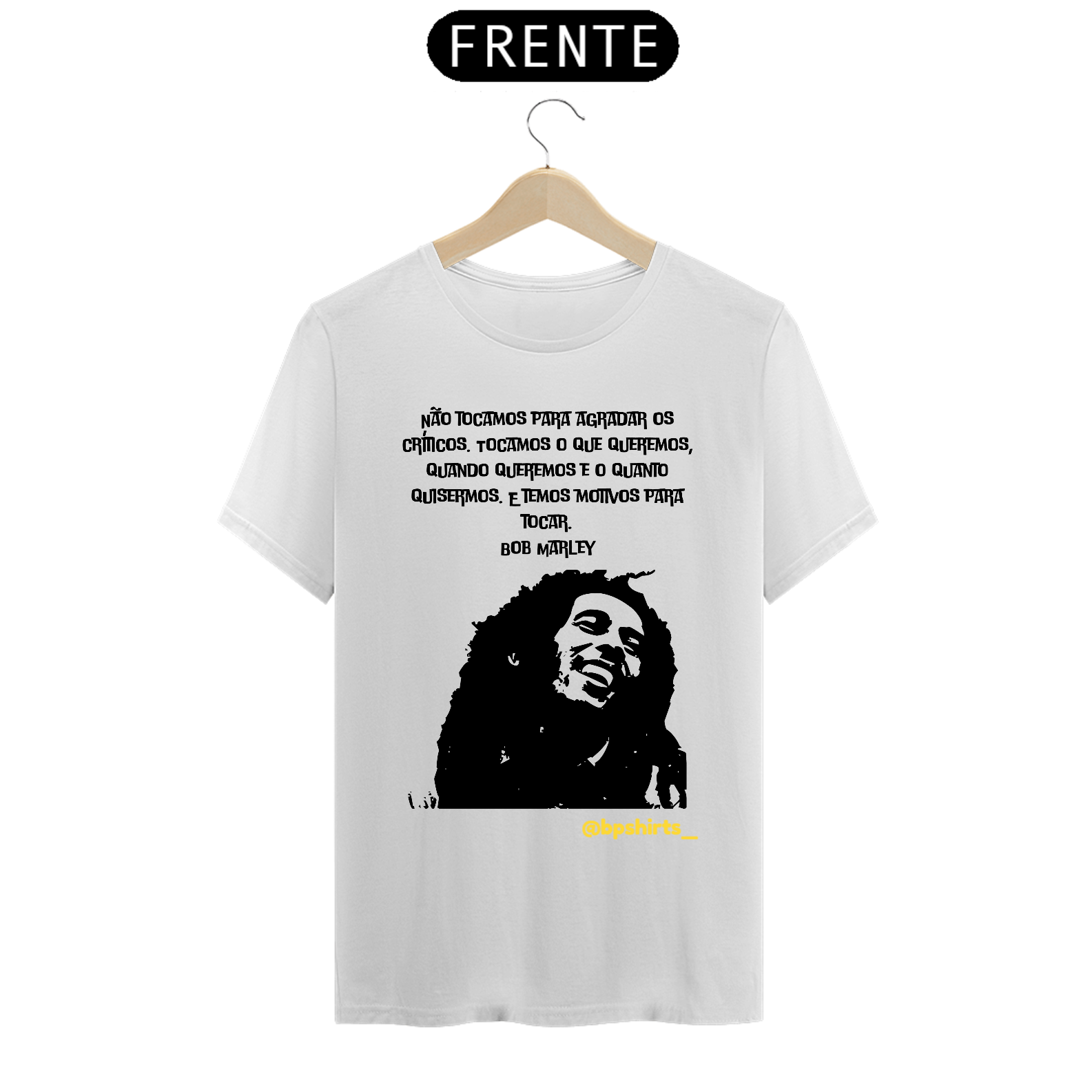 Camisa Bob Marley Vazada