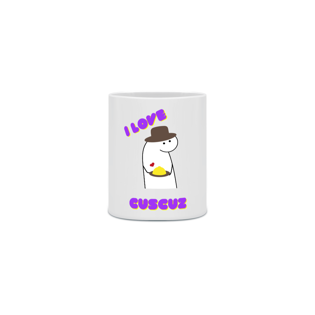 Caneca I LOVE CUSCUZ