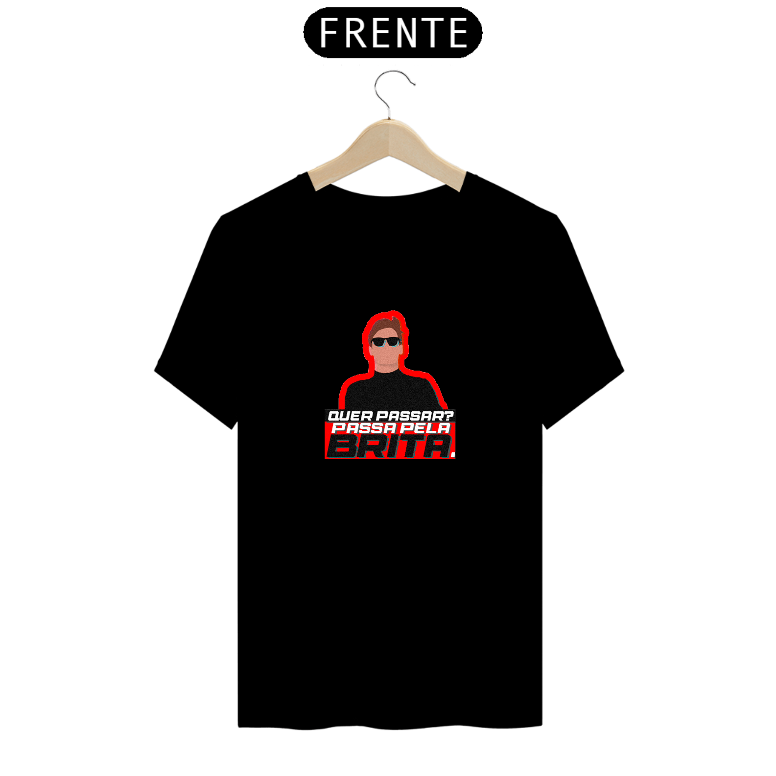 Nome do produto: Camiseta Russell Quer Passar? Passa Pela Brita