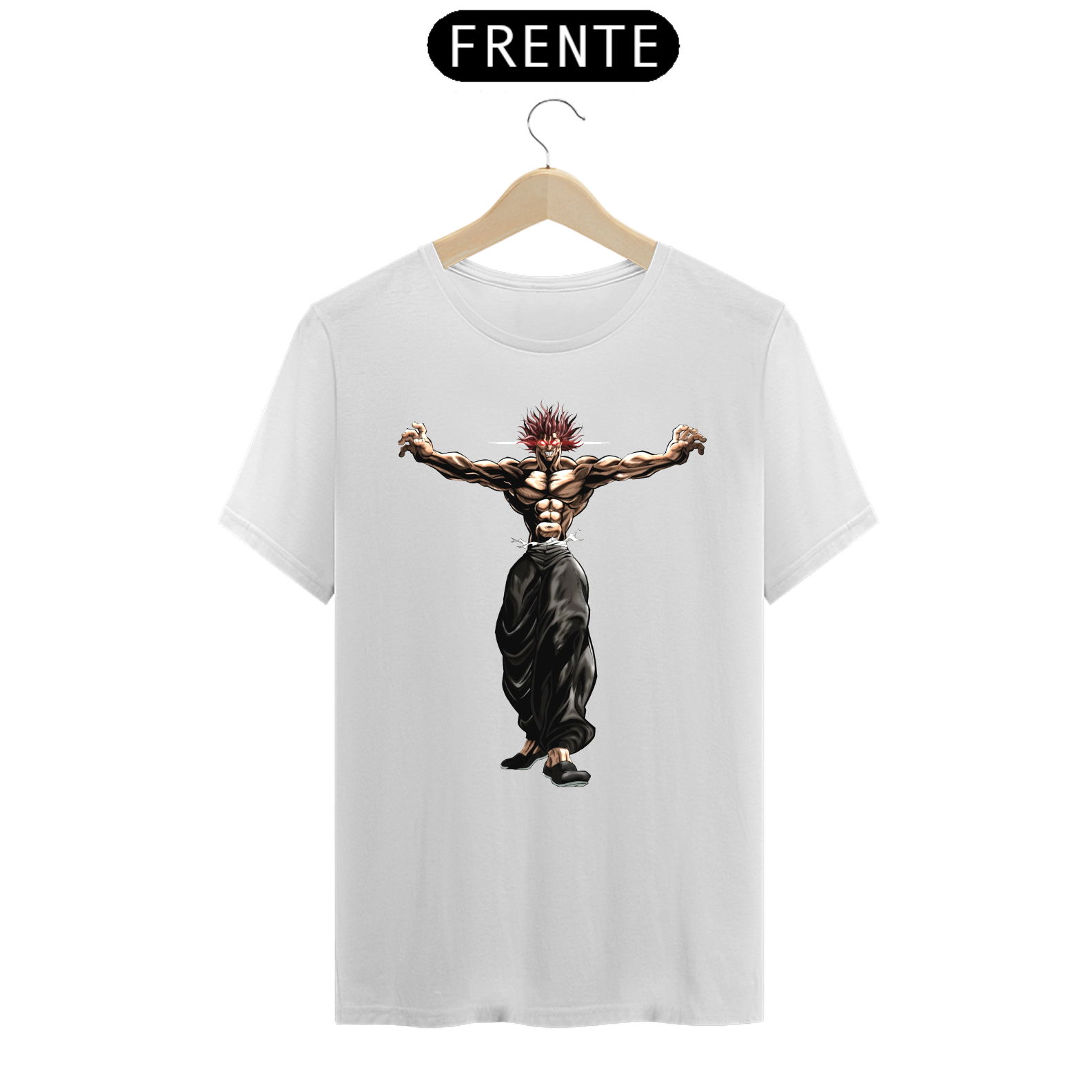 Nome do produto: Camisa Yujiro Hanma Baki O Campeão