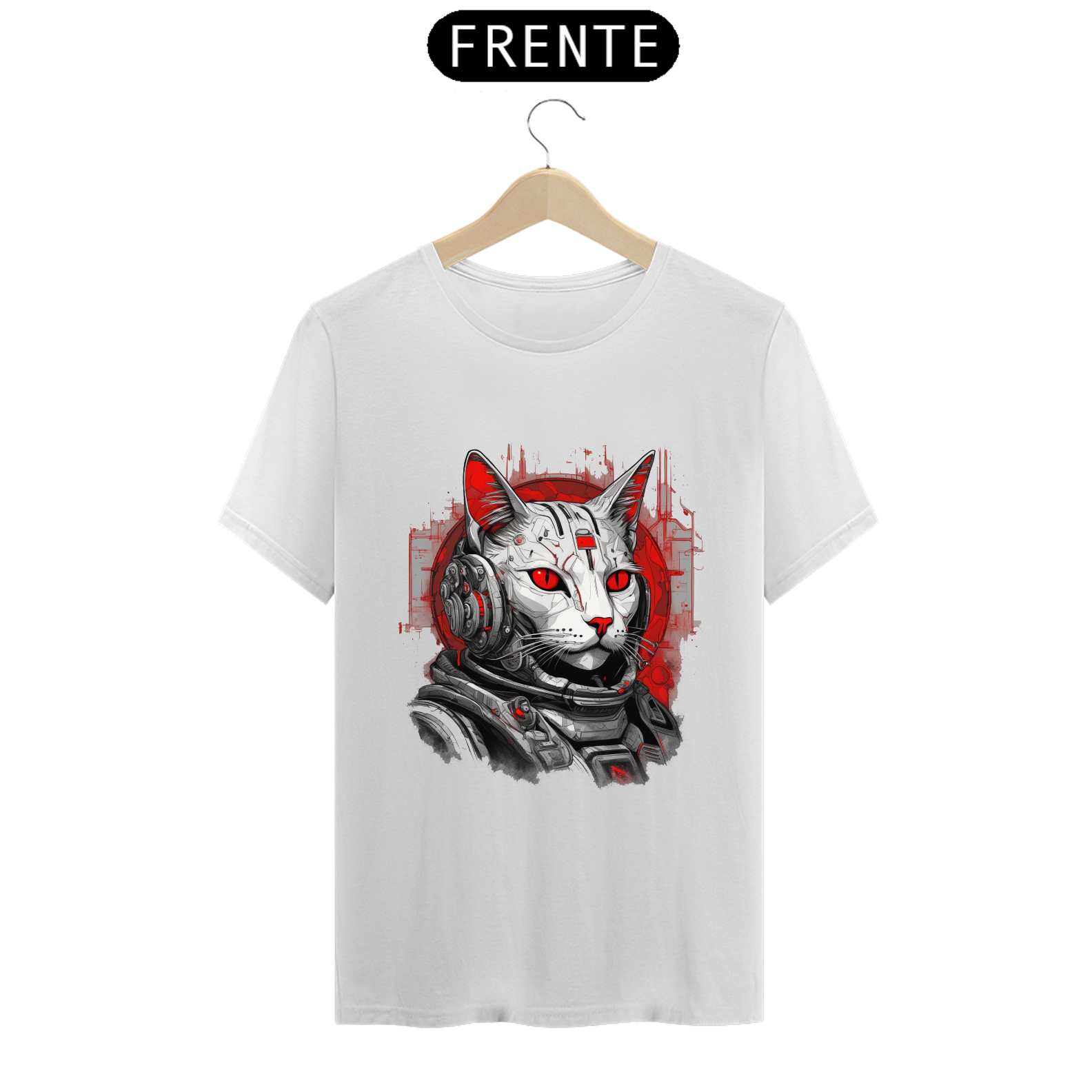 Camiseta Way Gato Futurista