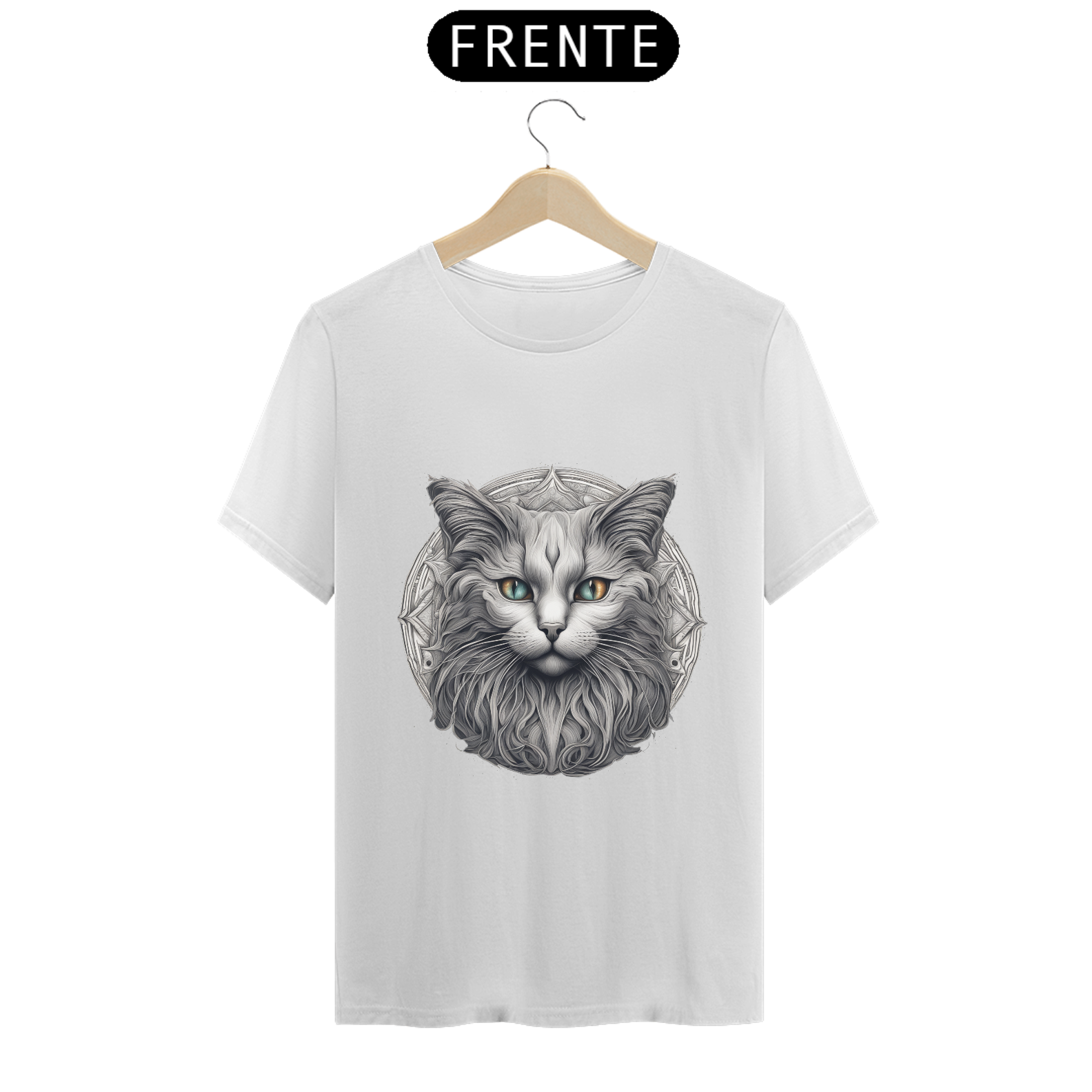 Camiseta Way Gato Branco
