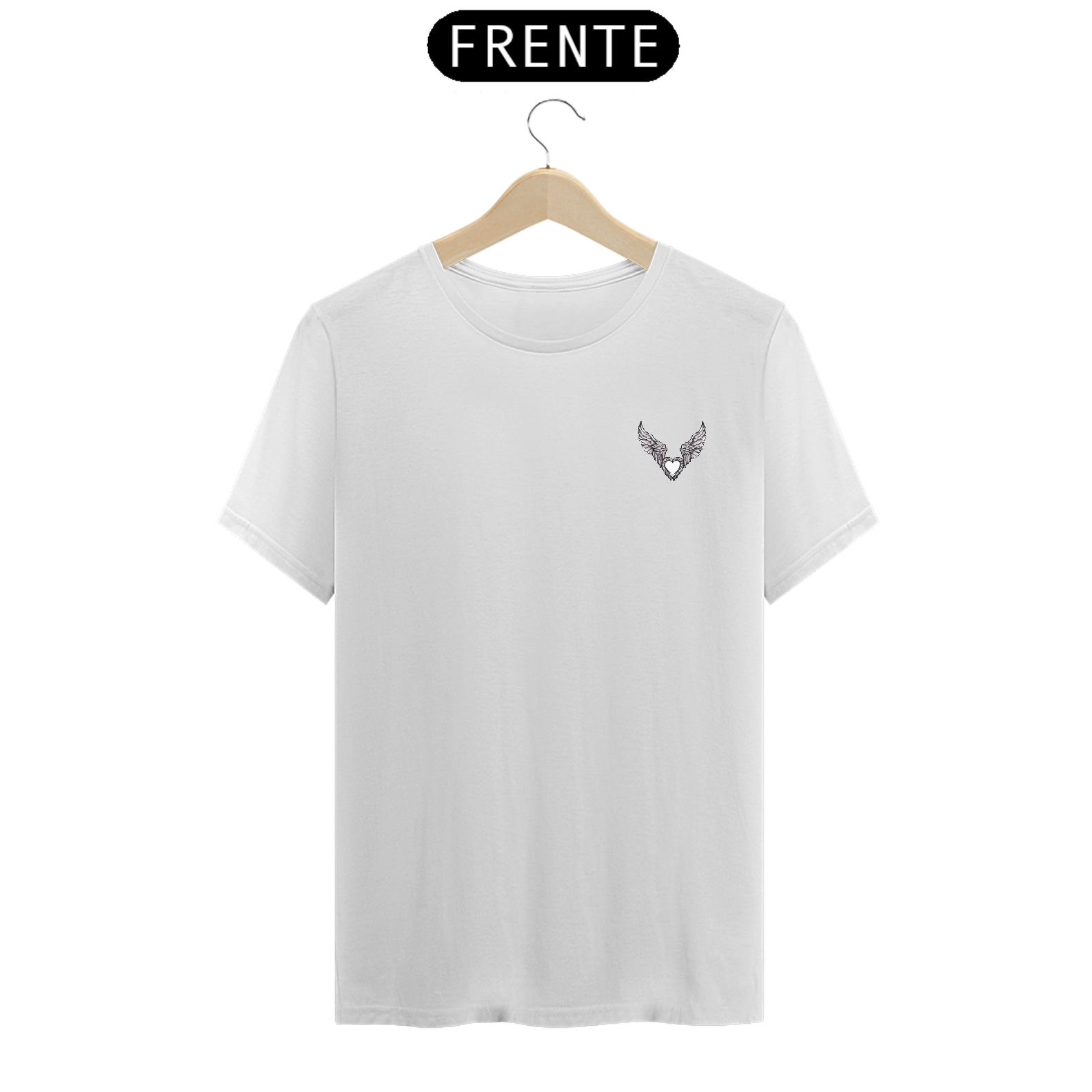 Camiseta Way Coração de Asas Minimalista