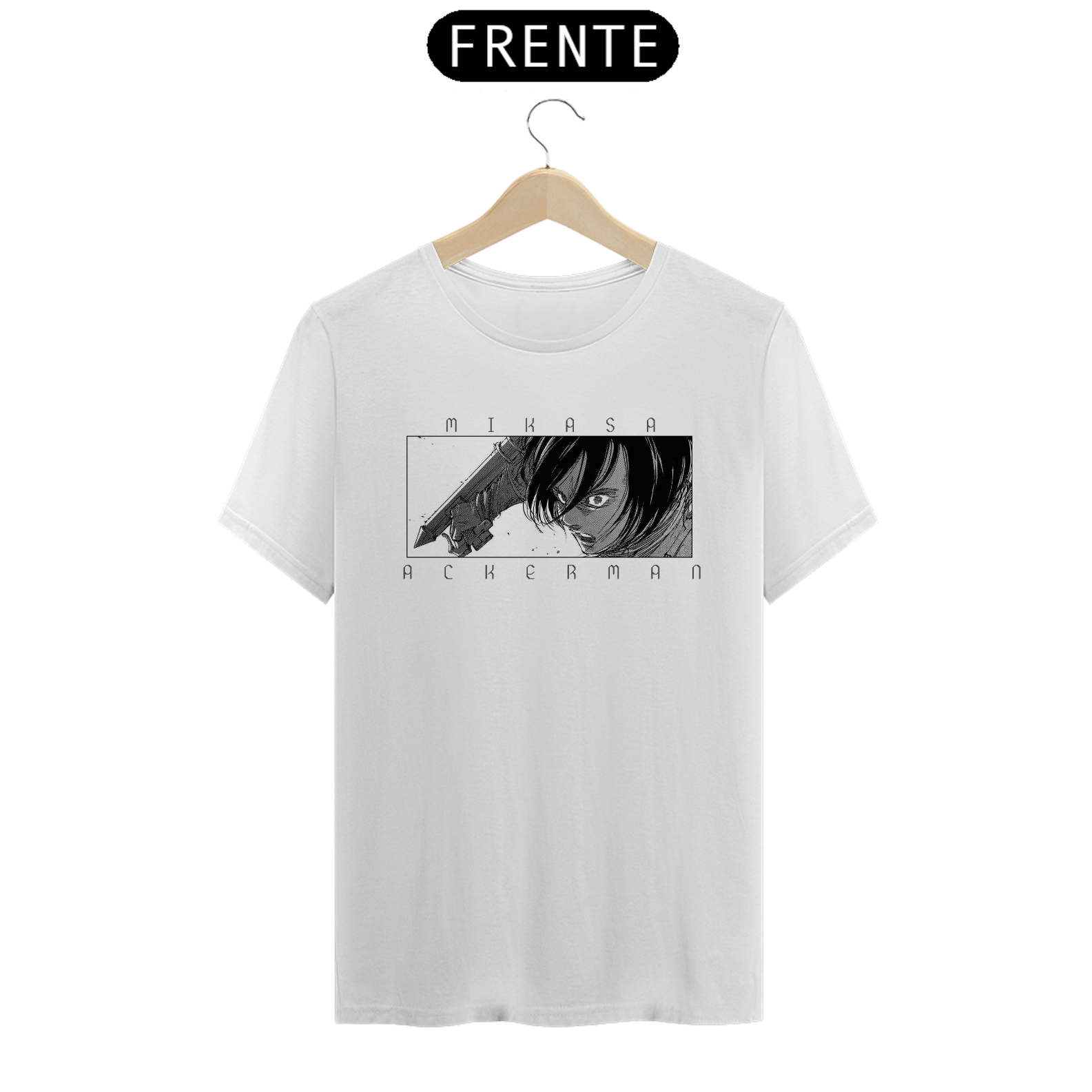 Camiseta Attack on Titan Mikasa