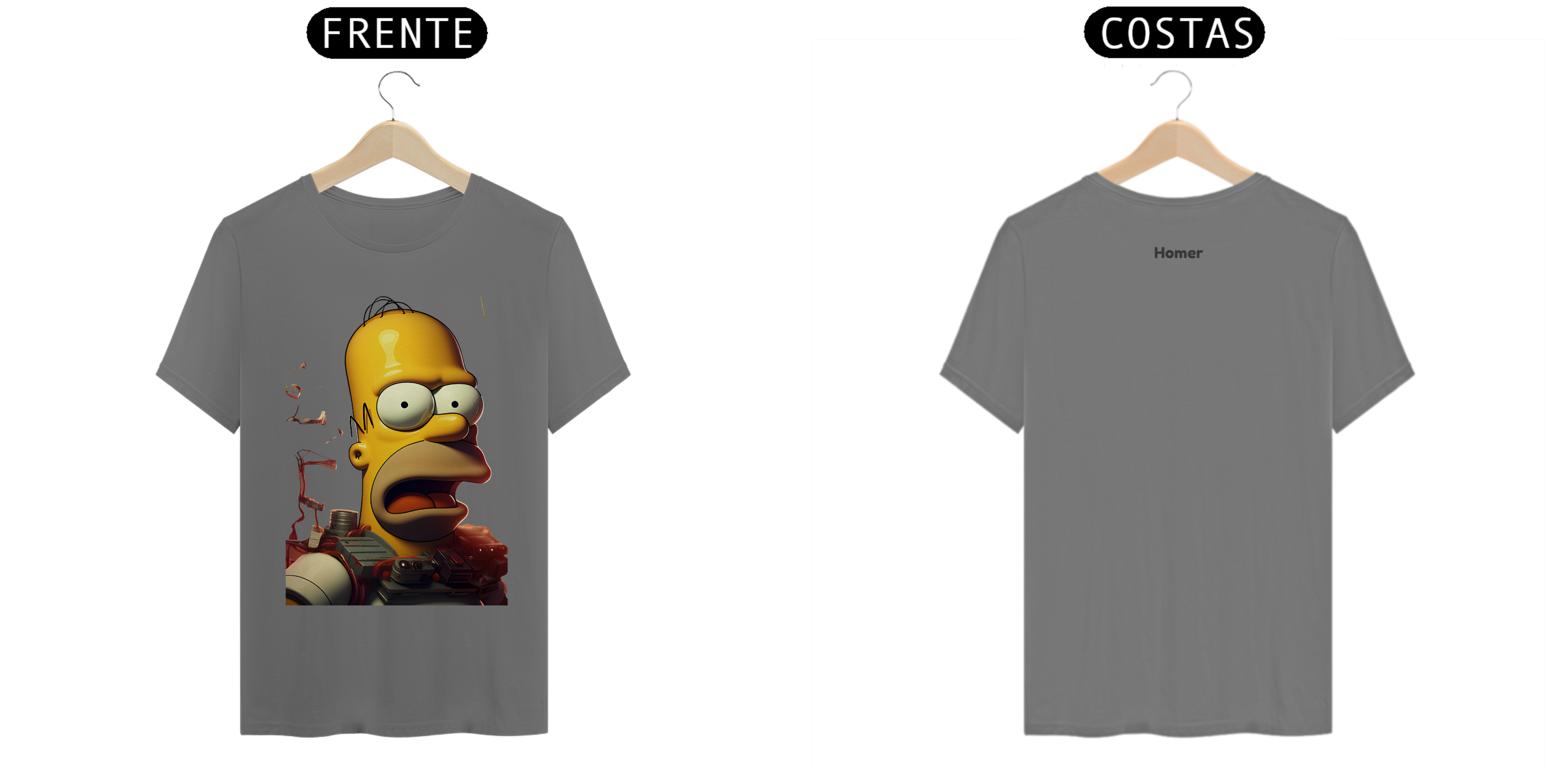 Camiseta Estonada - Homer