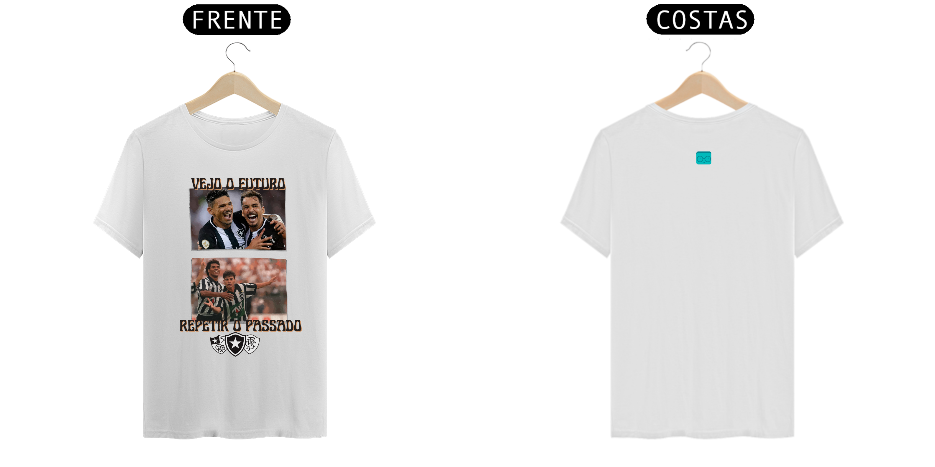 Camiseta Botafogo - Vejo o futuro repetir o passado - Masculina