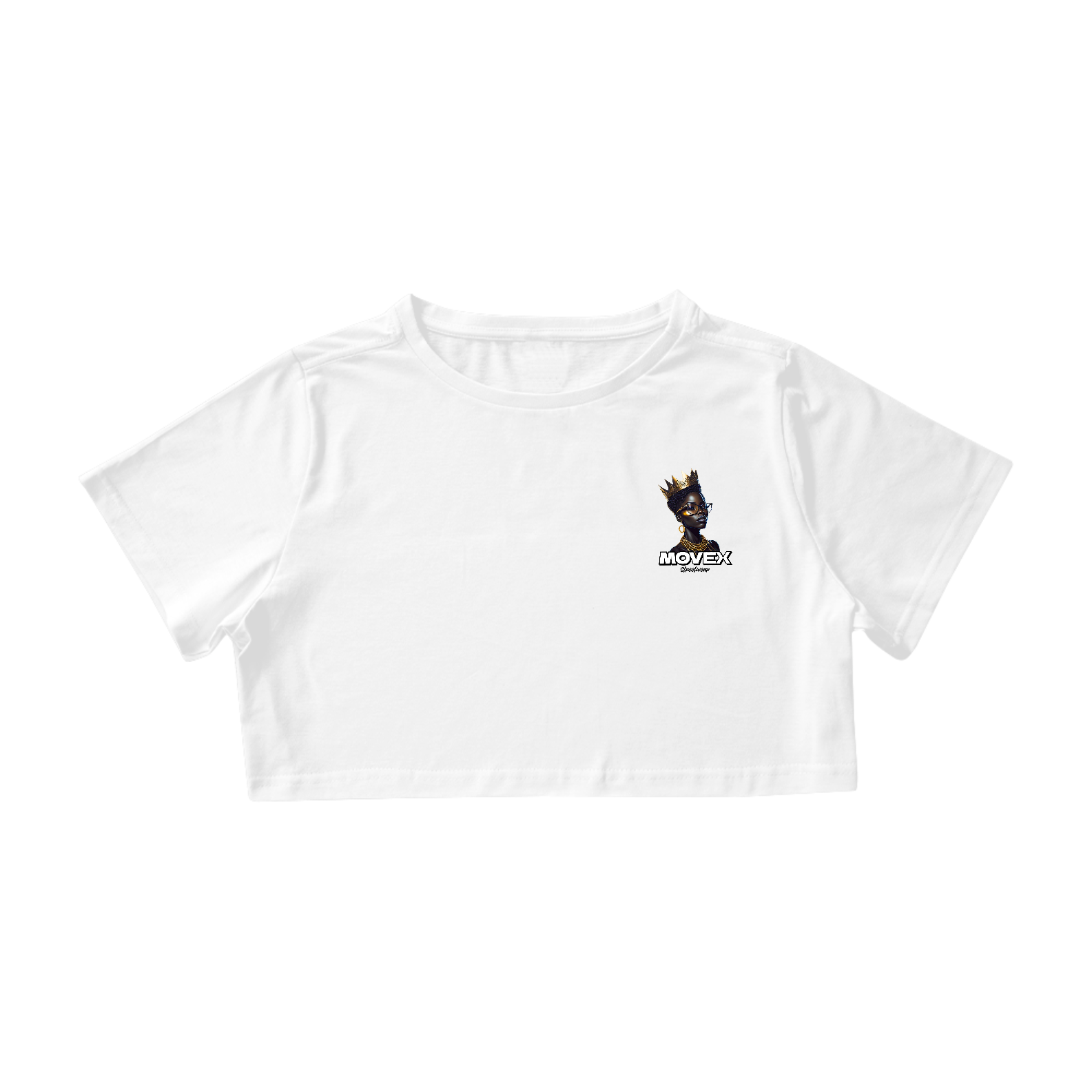 Cropped The Queen Mini - Logo Preto