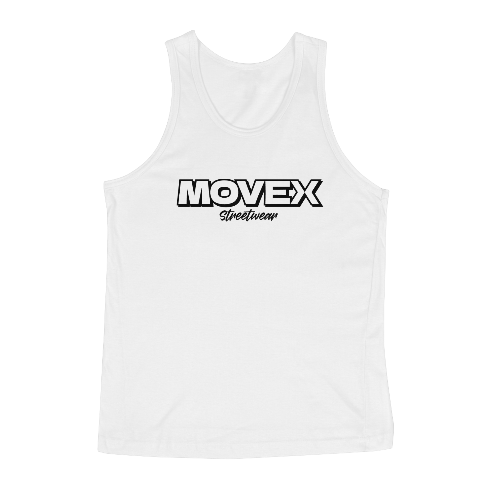 Regata Masculina Movex - Logo Preto