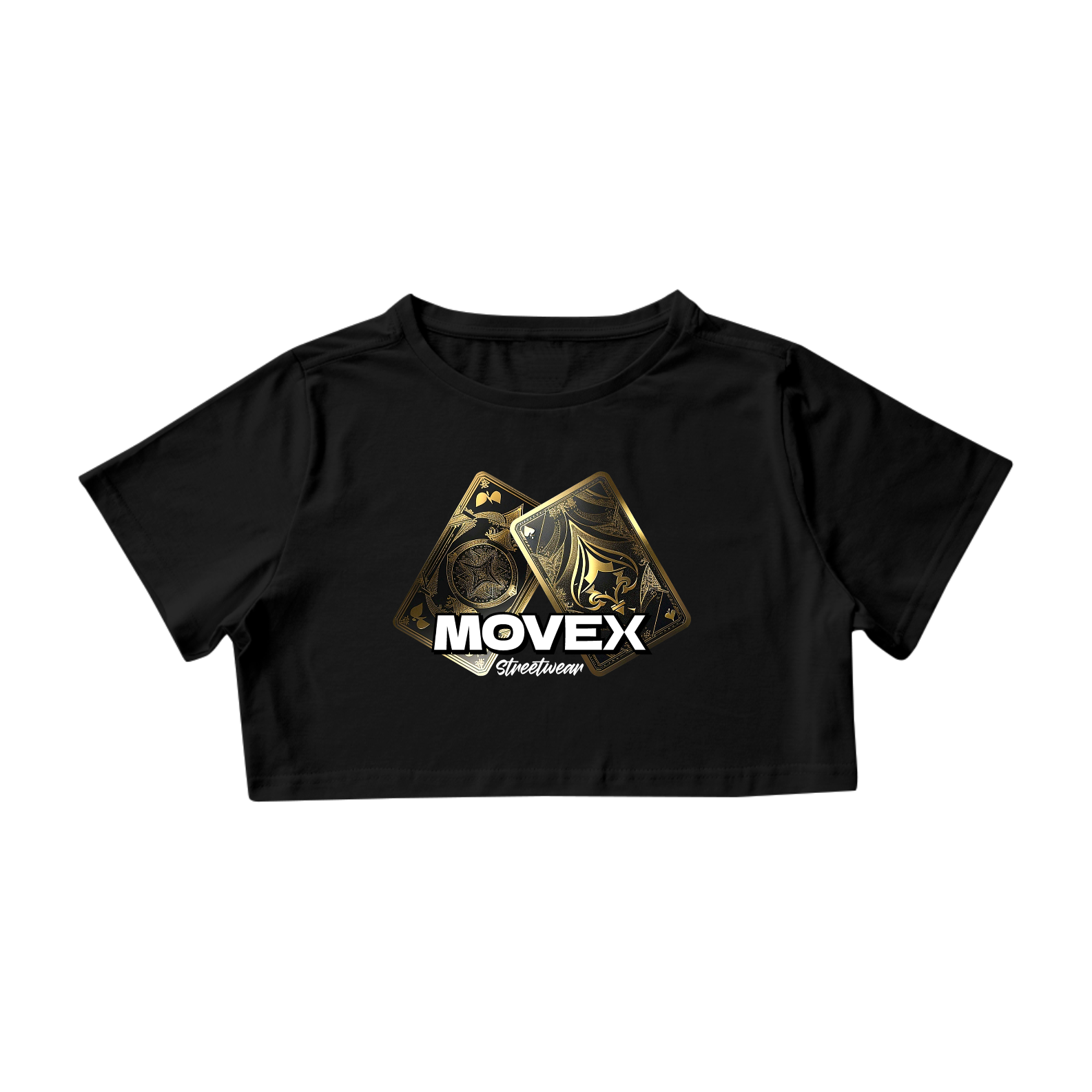 Cropped Blazing Vegas - Logo Branco