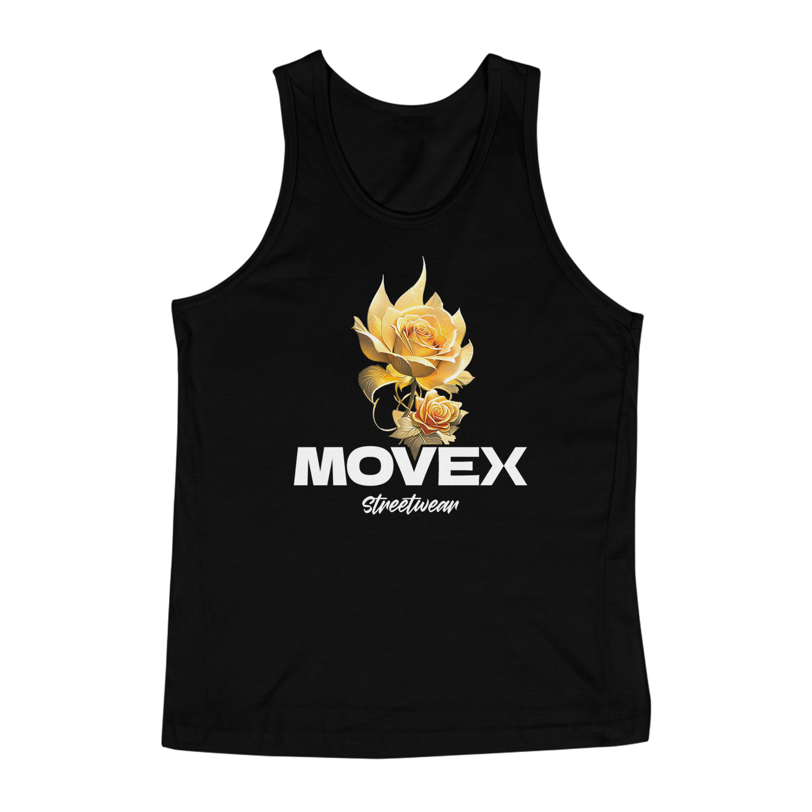 Regata Masculina Gold´n Roses - Logo Branco