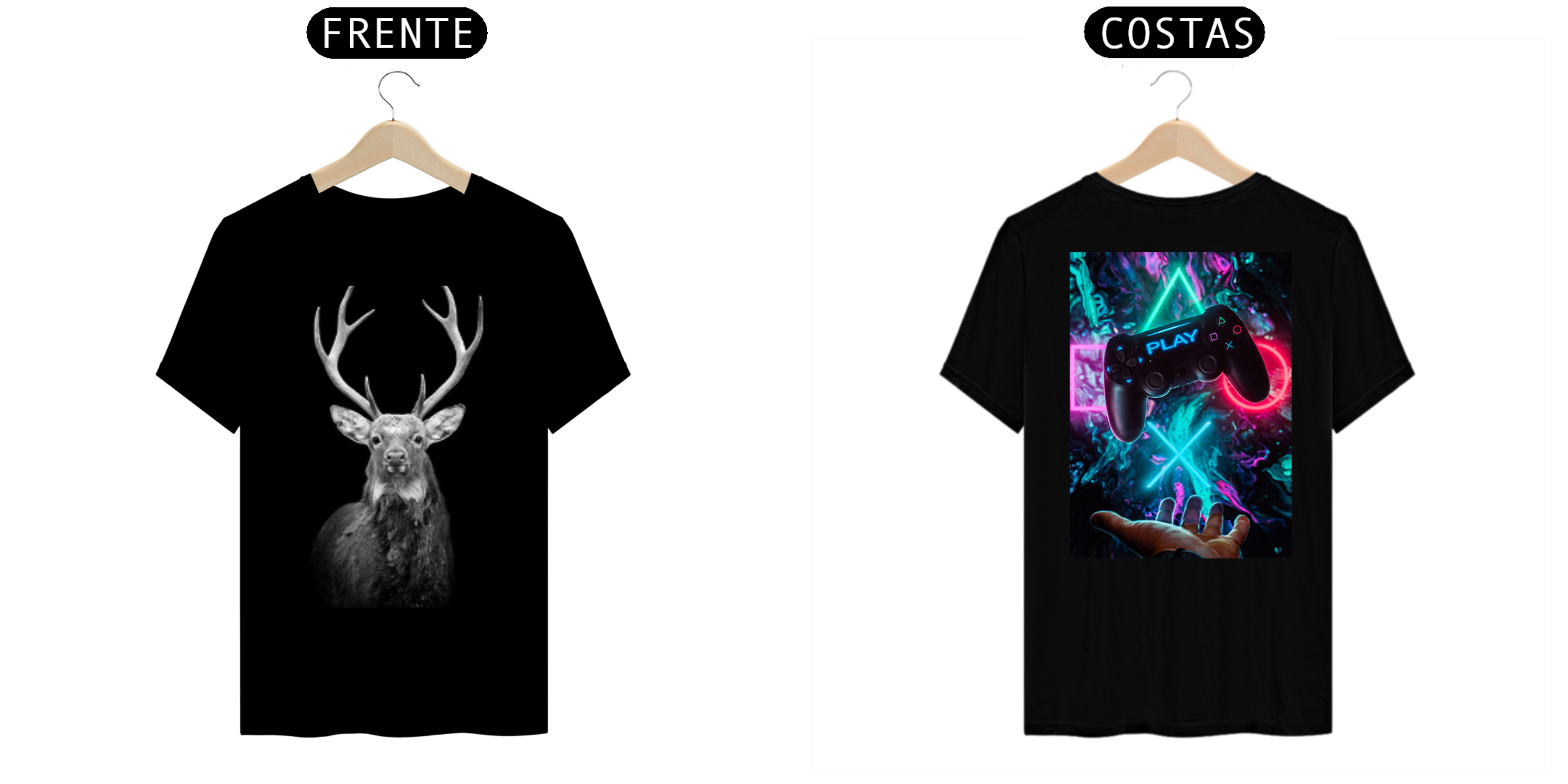 camisa masculina  cervo gamer