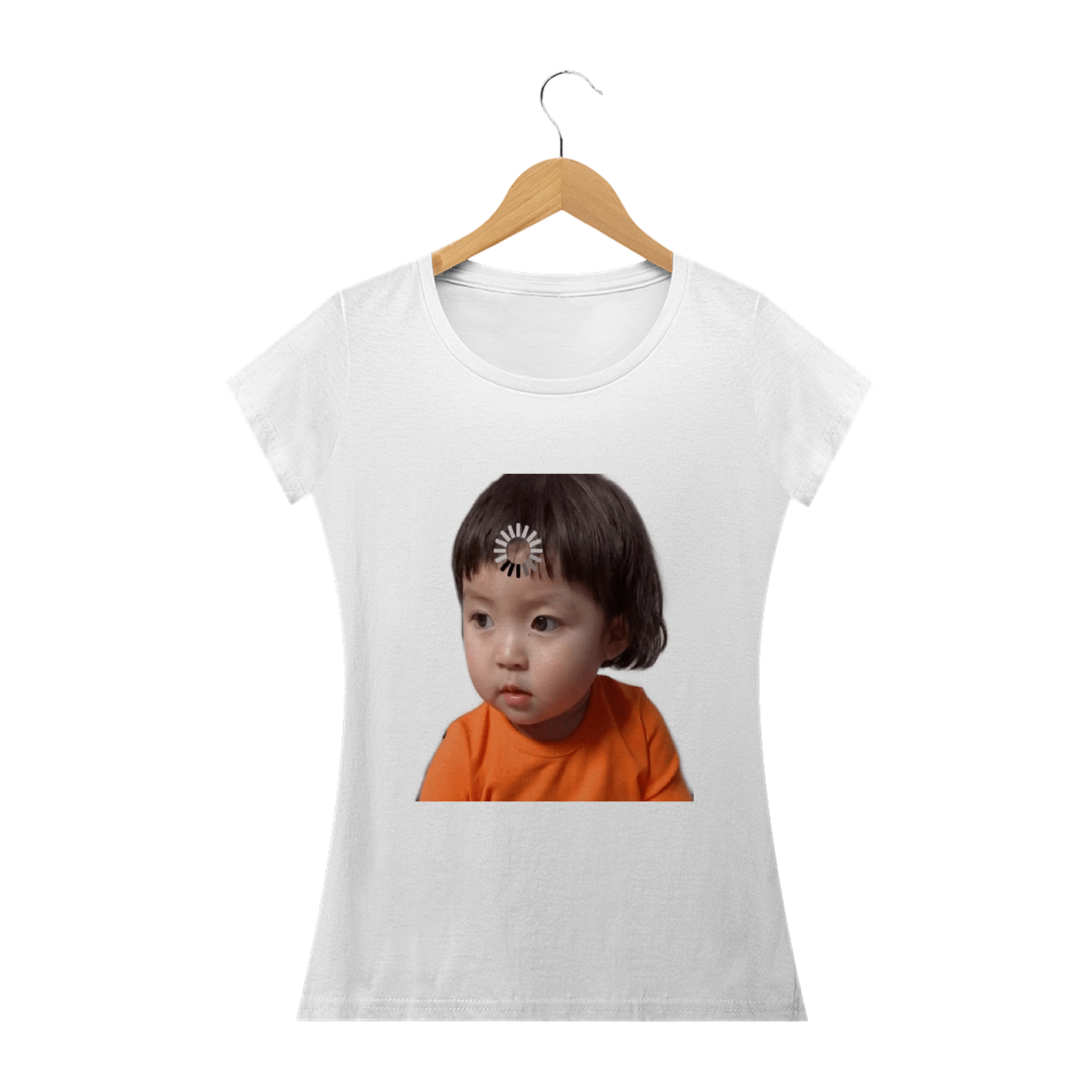 Camisa Baby Long Coreana Carregando