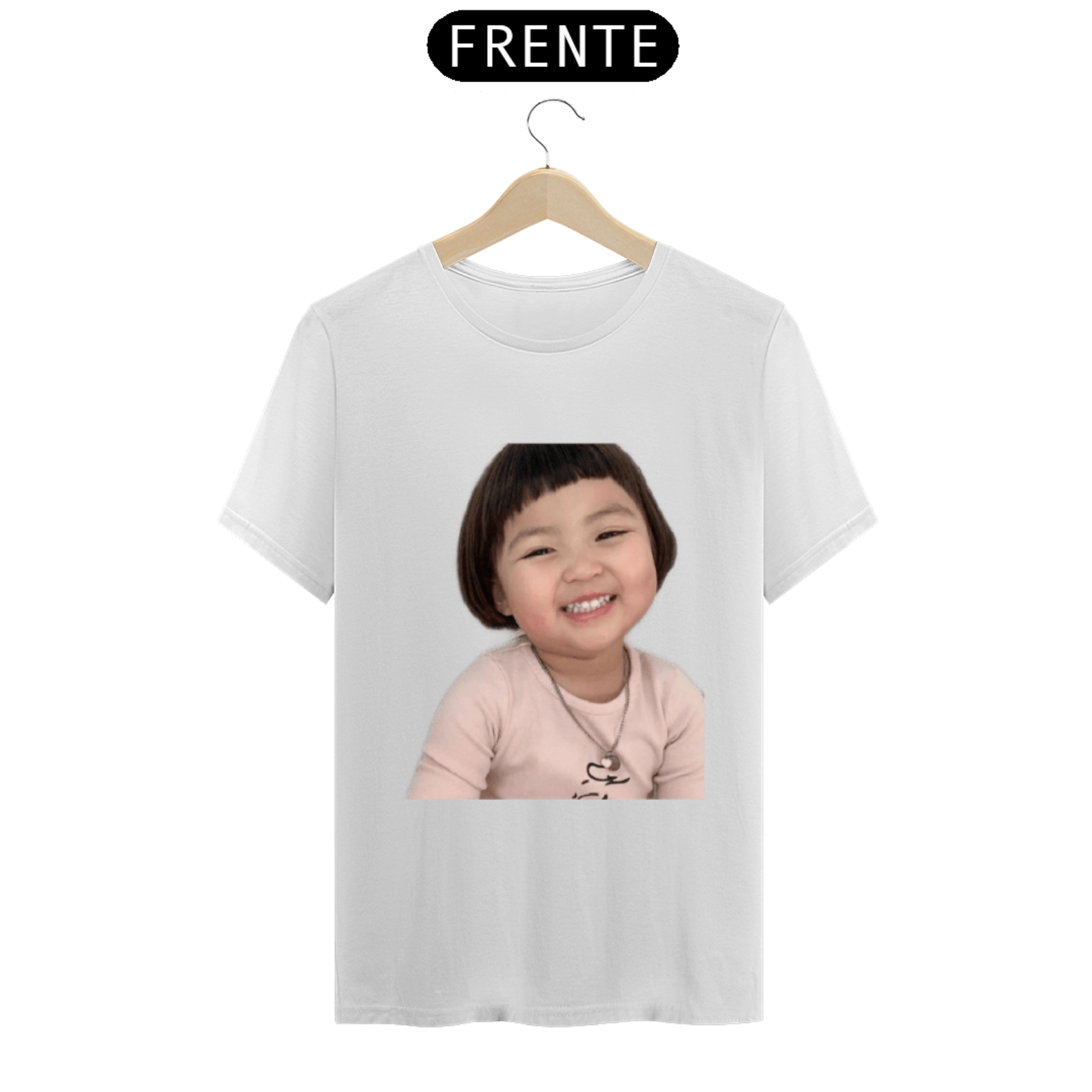 Camisa T-shirt Coreana Sorrindo