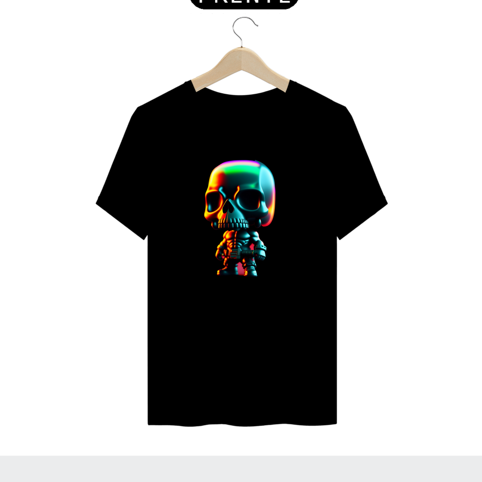 CAMISETA BÁSICA - CAVEIRA  