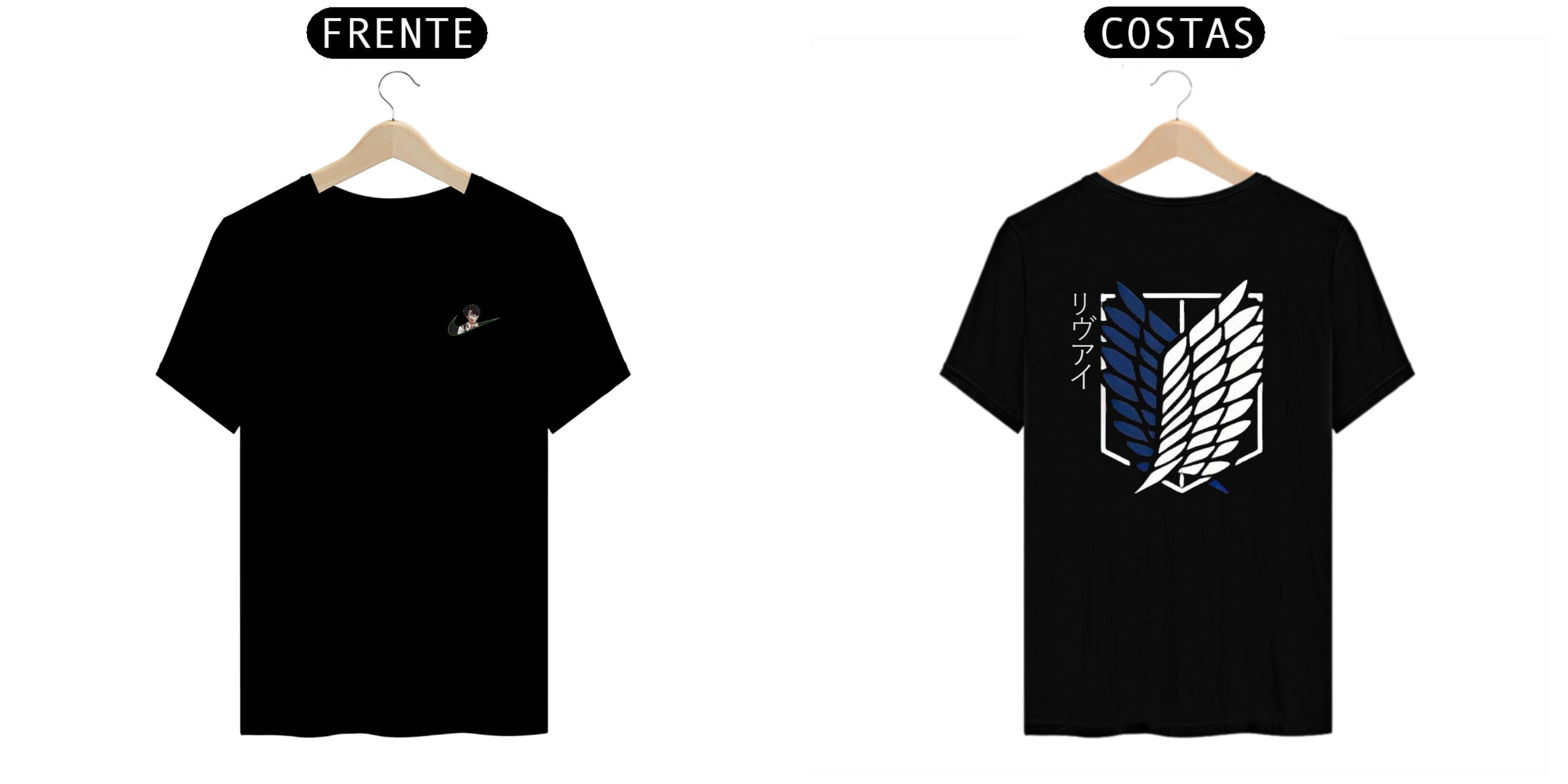 Nome do produto: Camisa Levi - Attack on Titan