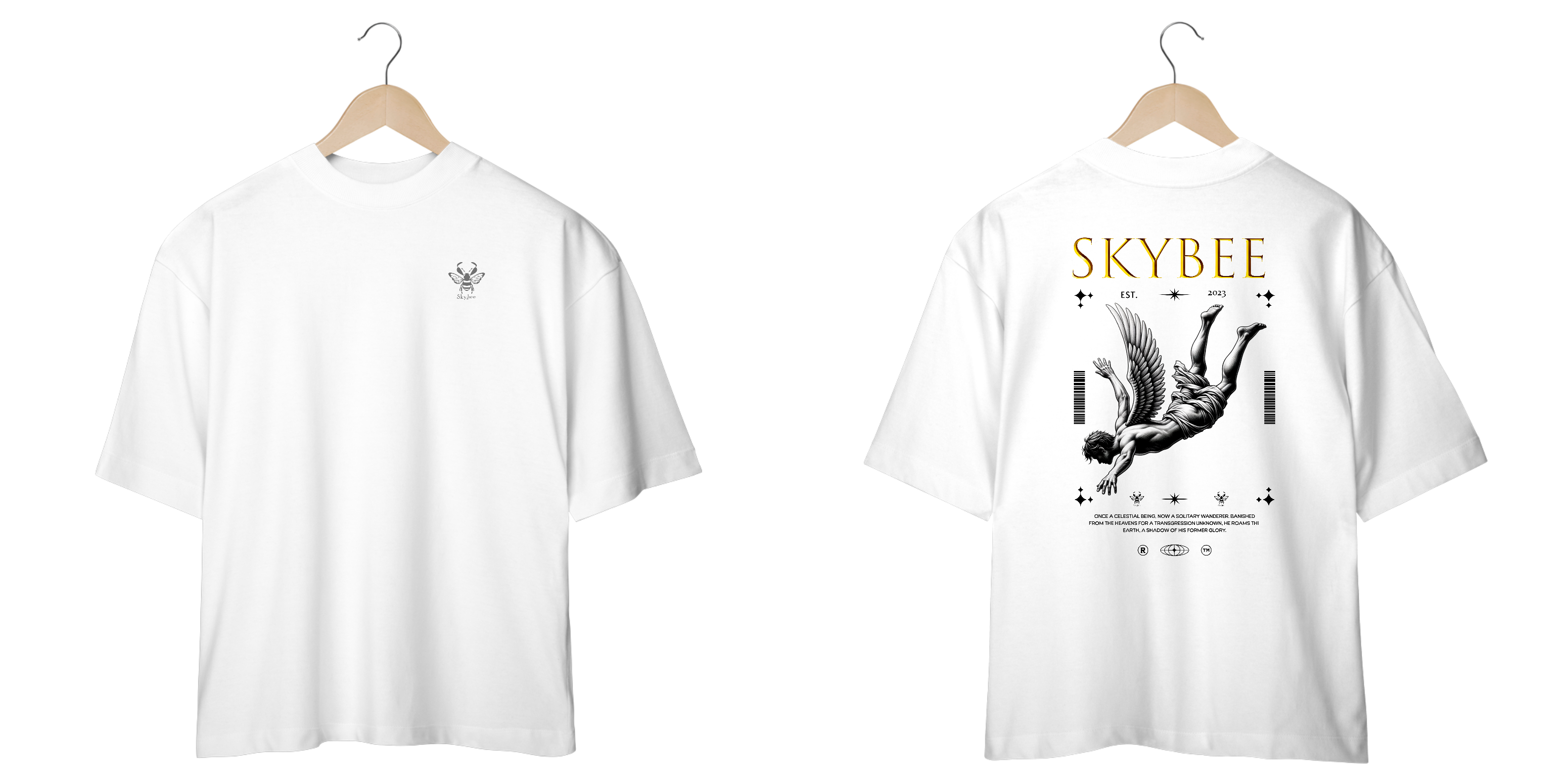Camiseta Oversized Unissex Fallen Angel