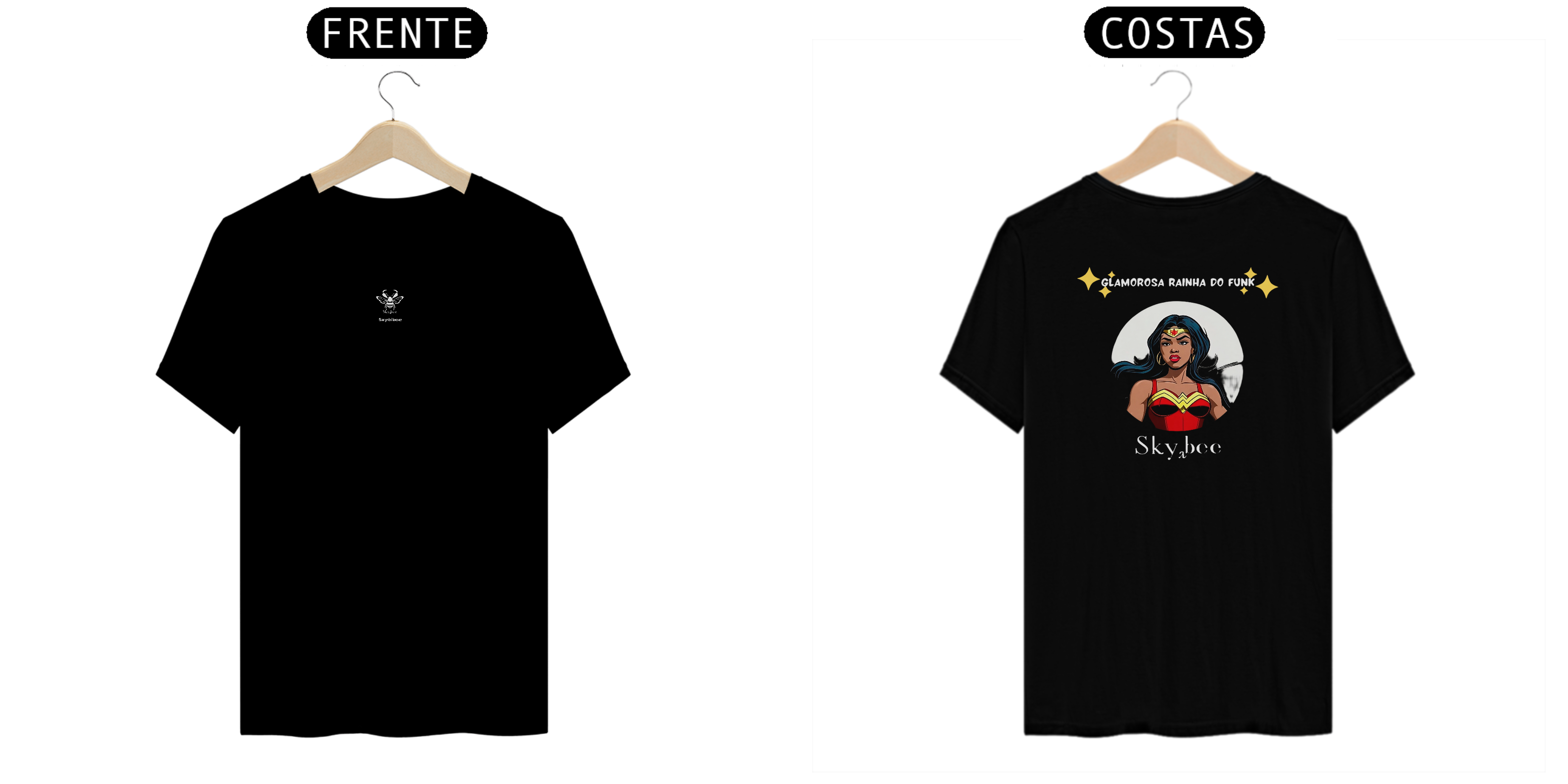 Camiseta Unissex Glamorosa Rainha do Funk  