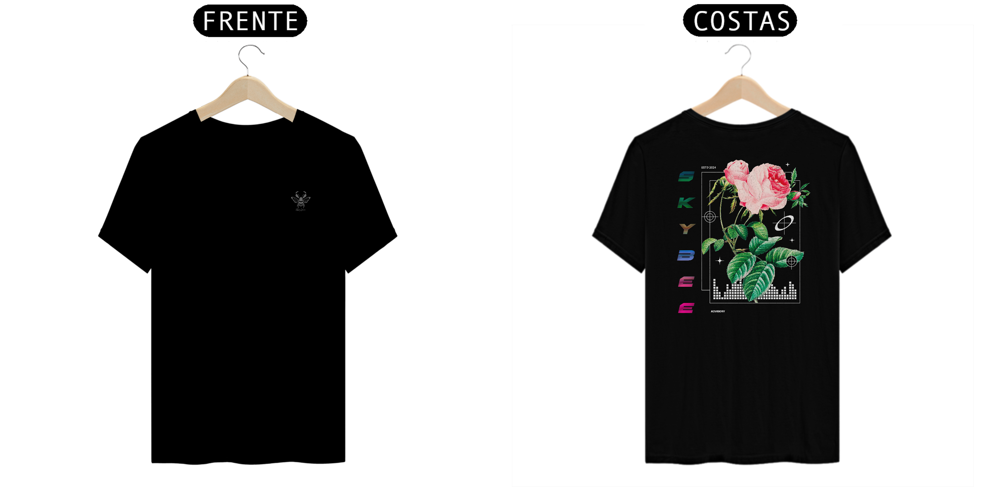 Camiseta Skybee Unissex Bela Rosa