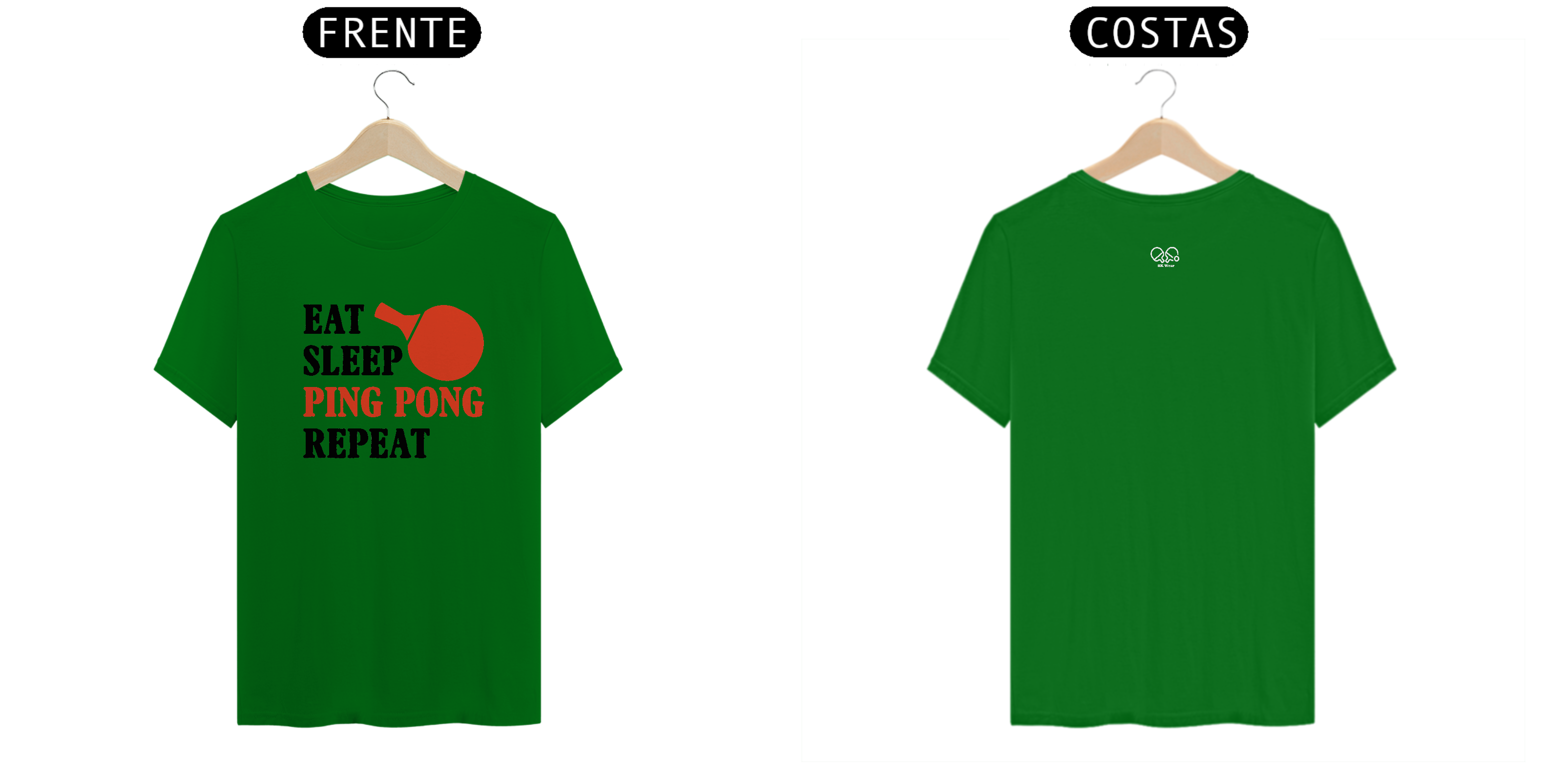 Comer, dormir, tênis de mesa e repetir com raquete