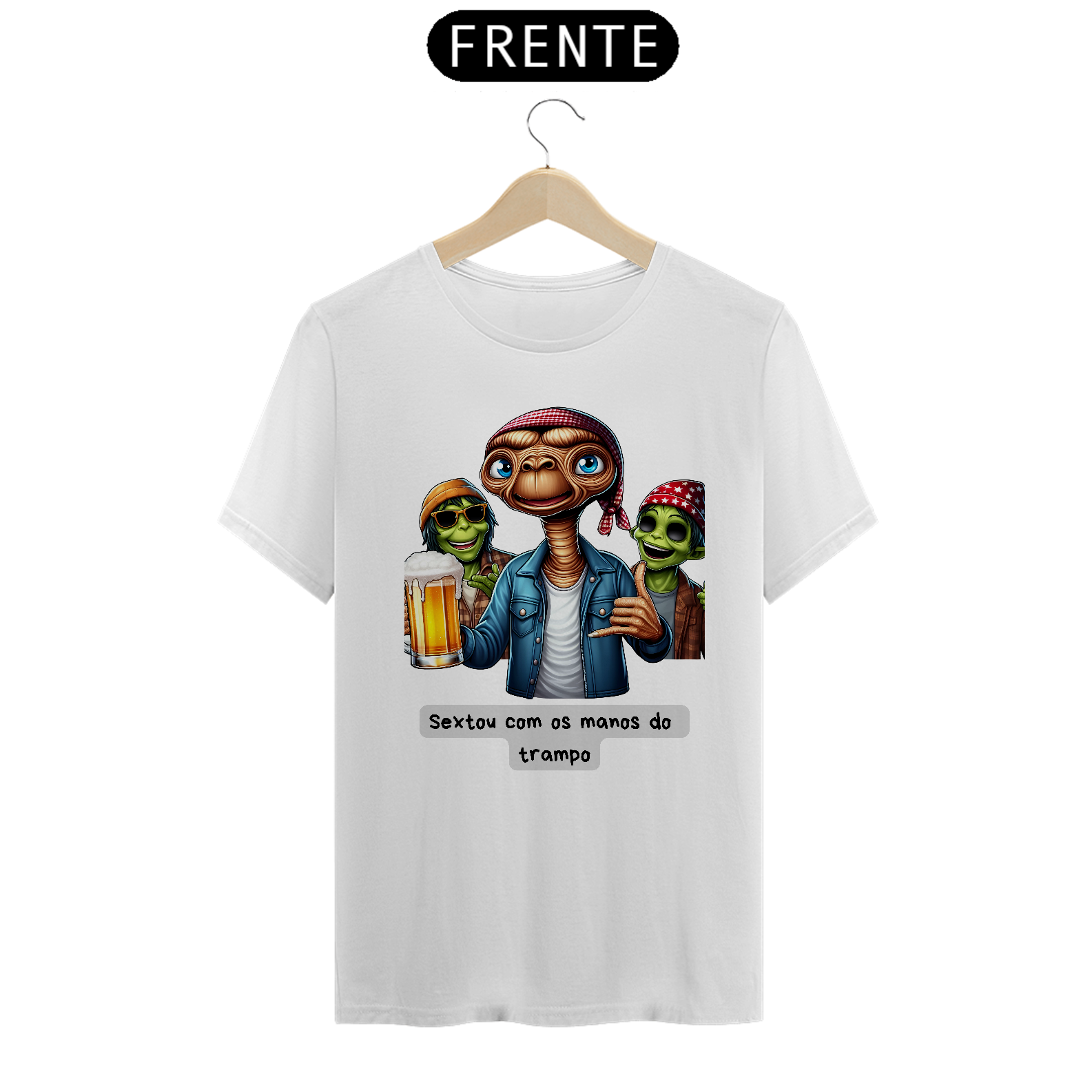 Nome do produto: Camiseta ET - Sextou 
