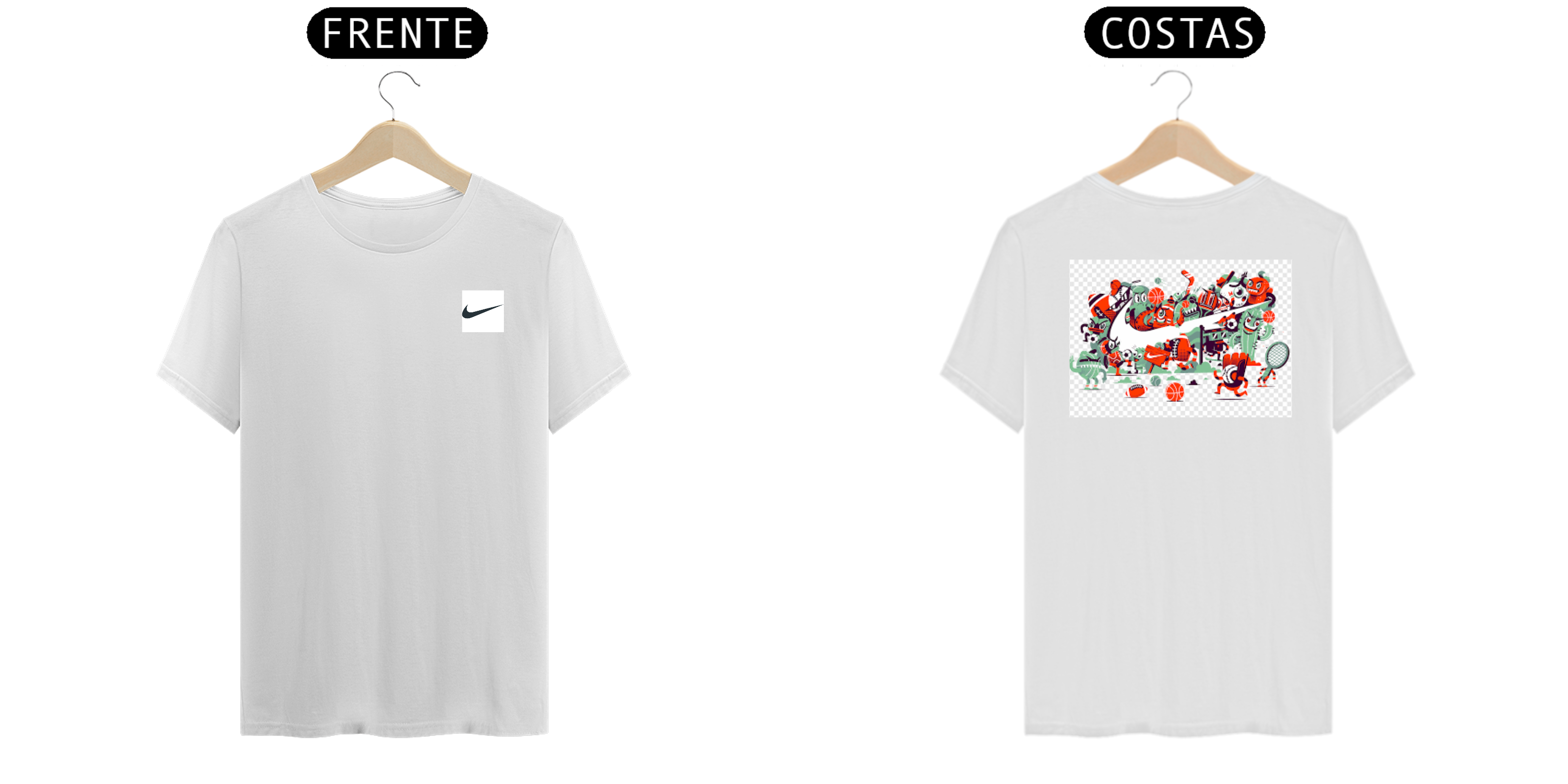 Nome do produto: Camiseta Nike Estampa