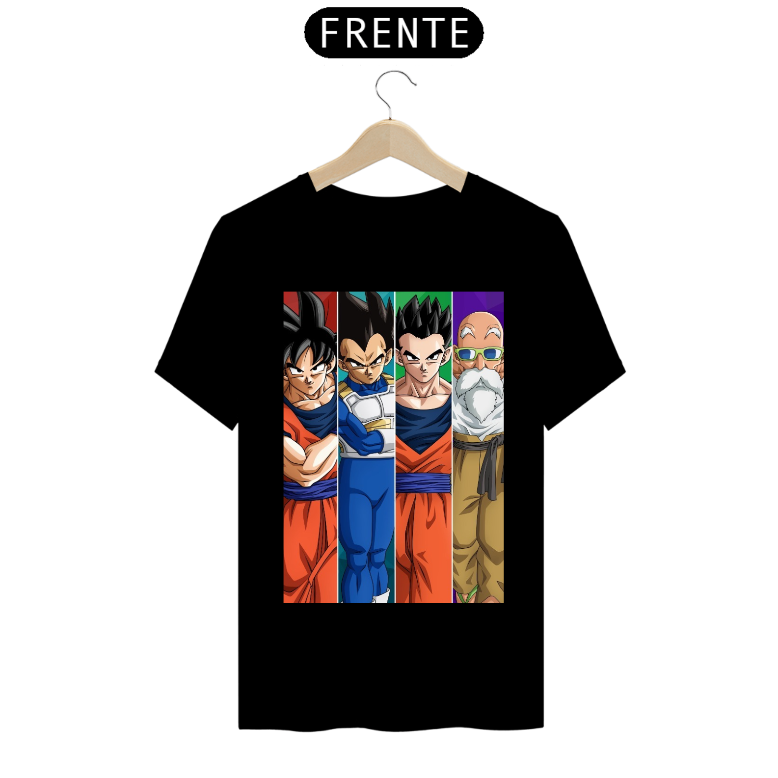 Goku Vegeta Gohan Mestre Kame