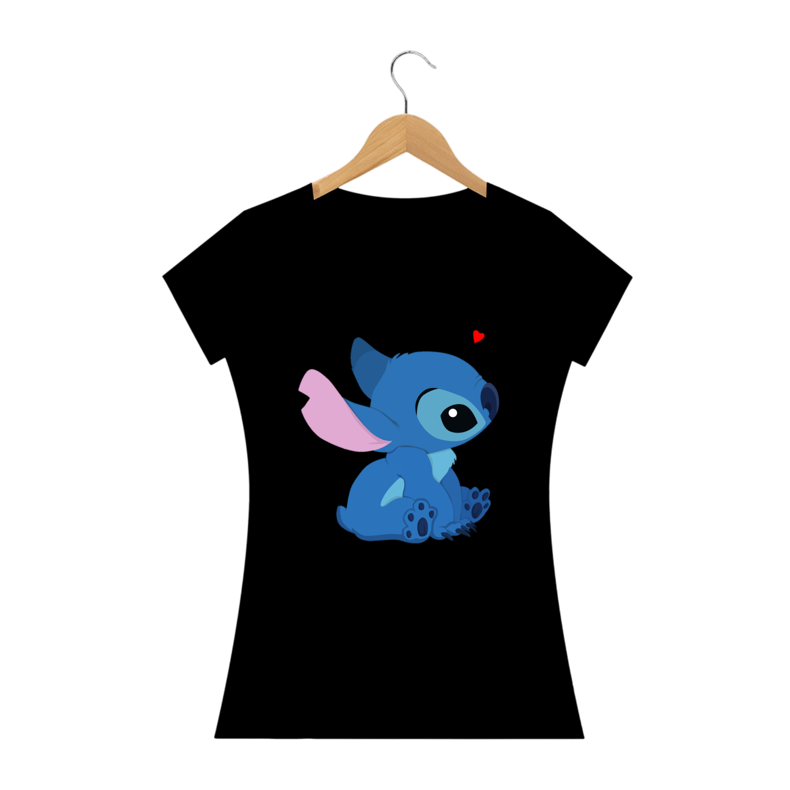 Nome do produto  Camiseta Stitch - Modelo Feminino