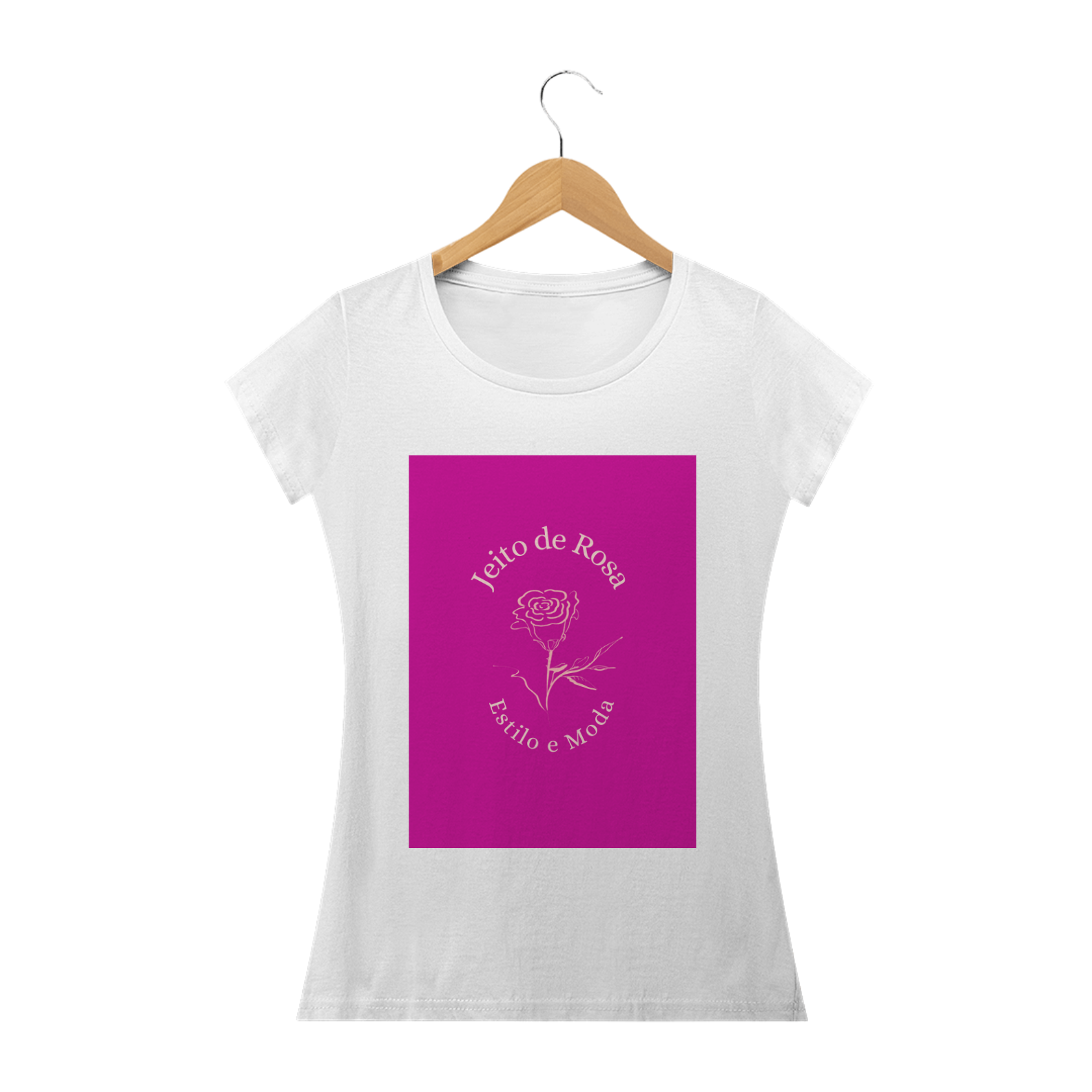 T- shirt Jeito de Rosa