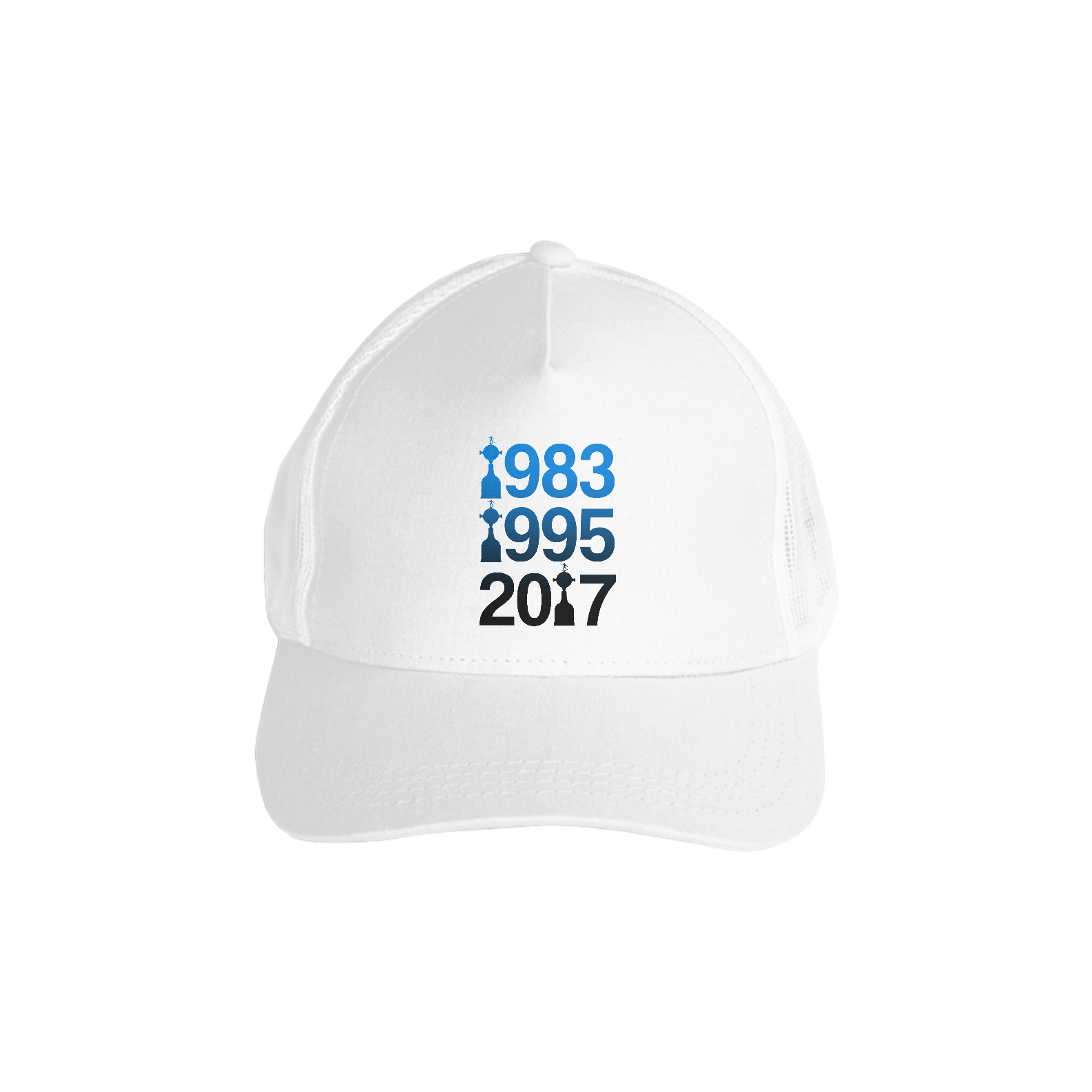 Boné Trucker Tri da Libertadores - Branco