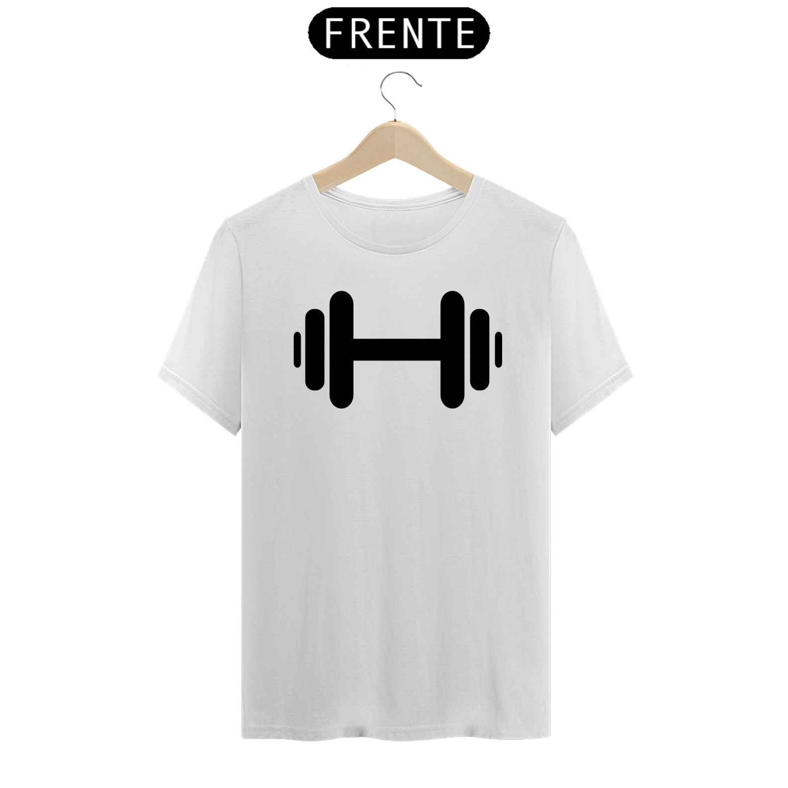 Camiseta GYM (Estampa Preta)