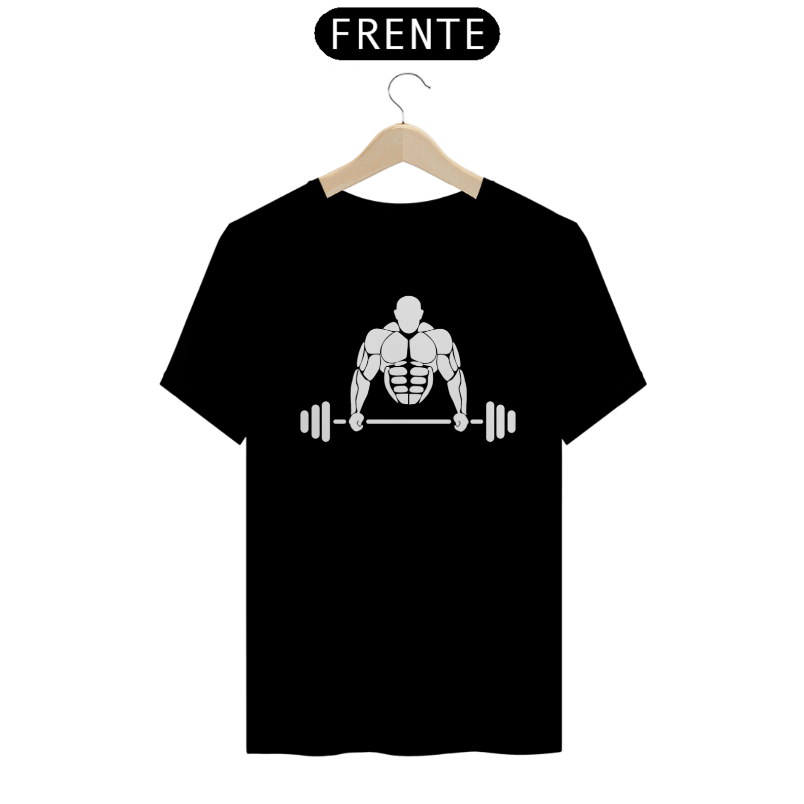 Camiseta GYM ( Estampa Branca)