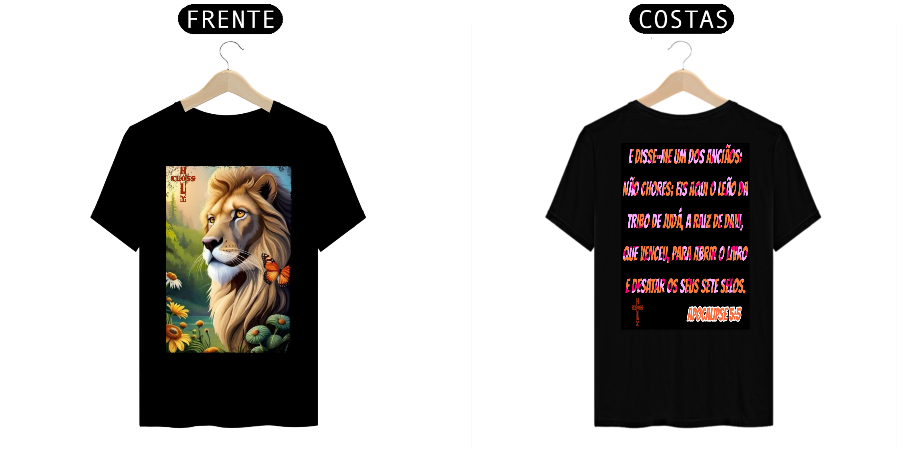 T Shirt Prime Frente e Costas Apocalipse 5:5