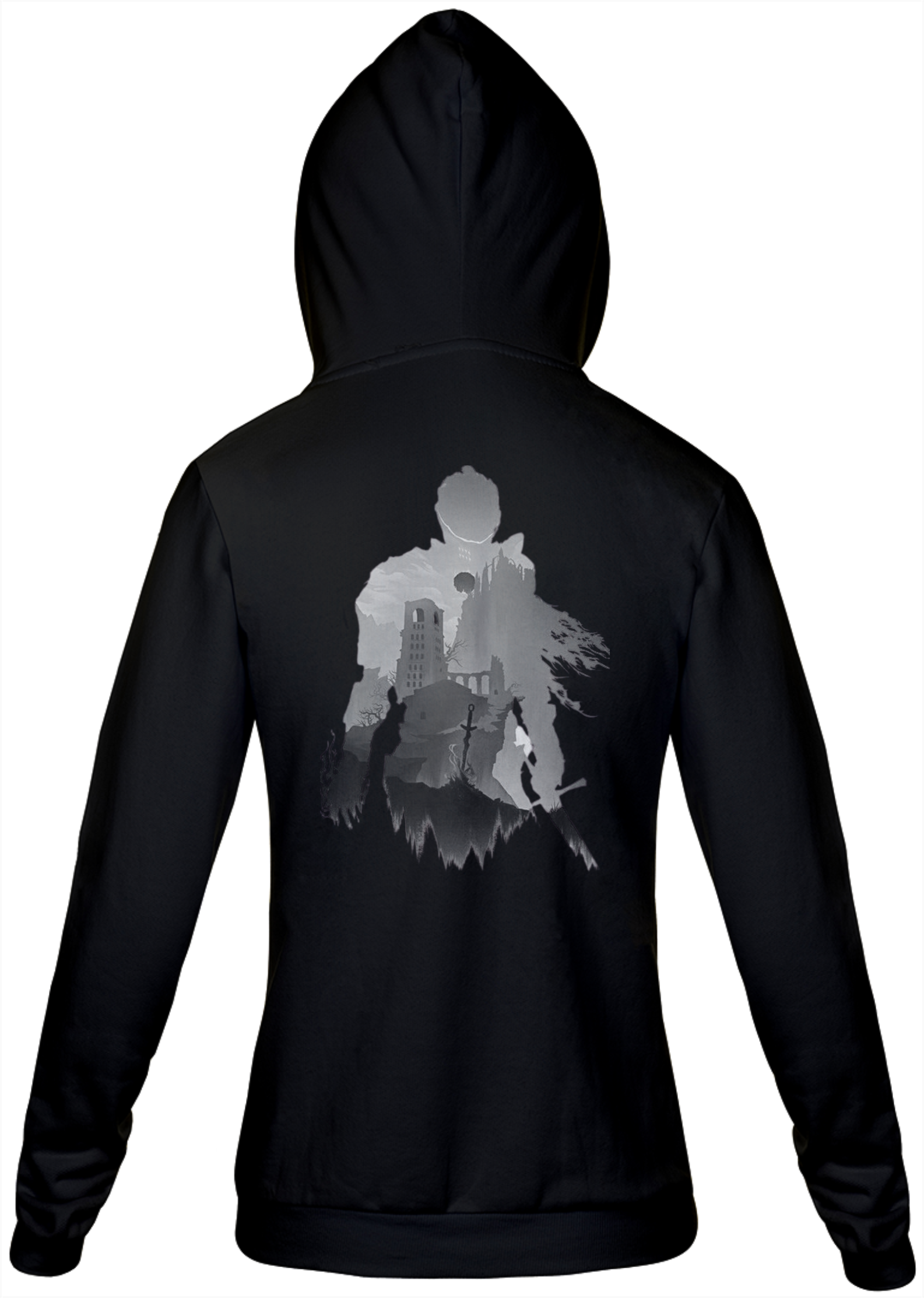 Moletom Com Ziper Unissex - DarkSouls