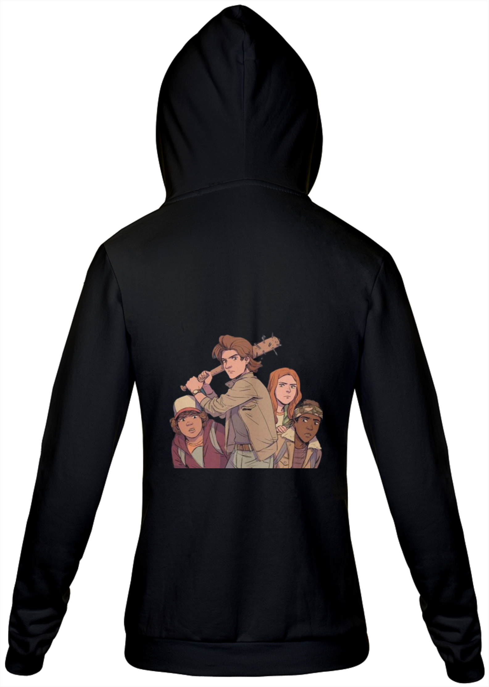 Moletom com Zíper Unissex  Stranger Things