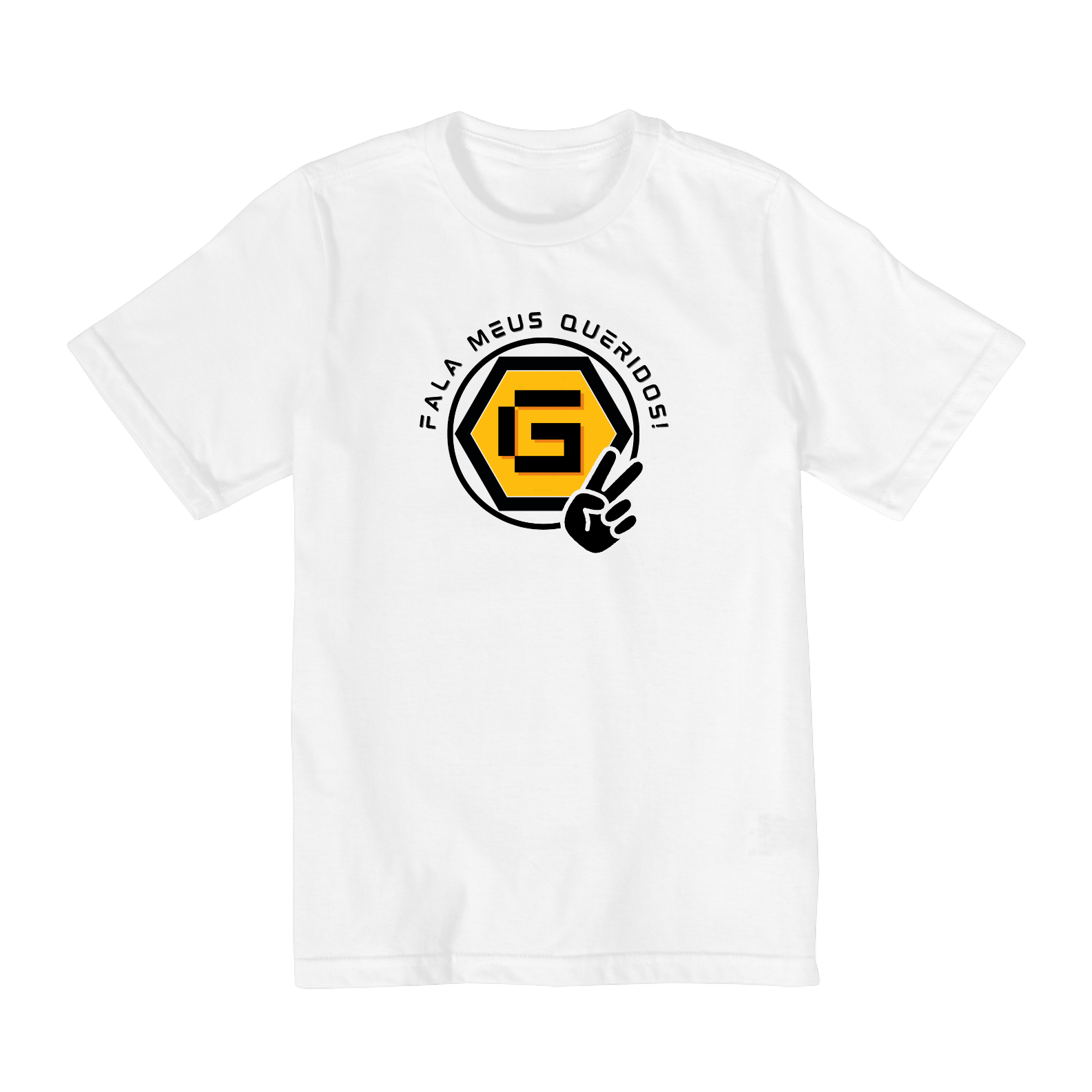 Camiseta infatil Fala Meus Queridos