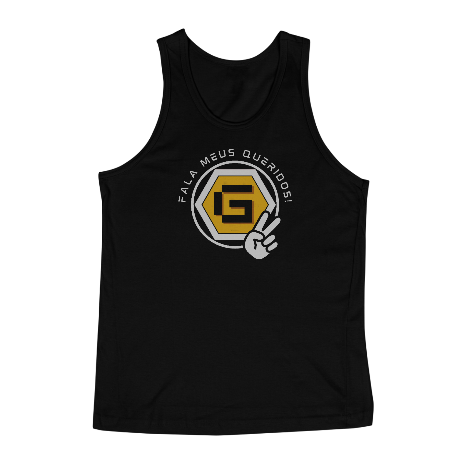 Regata Fala Meus Queridos Preta