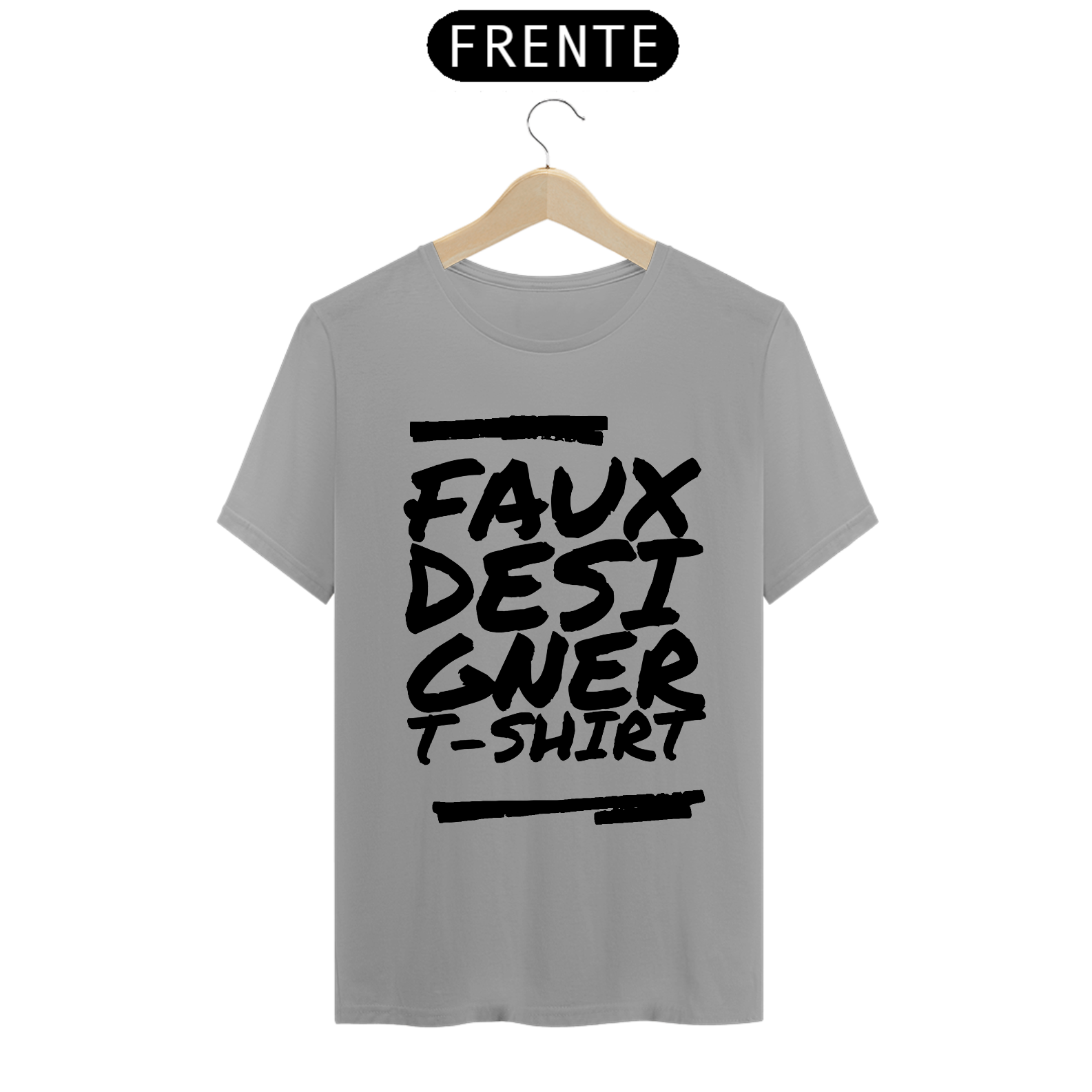 CAmiseta Faux Designer