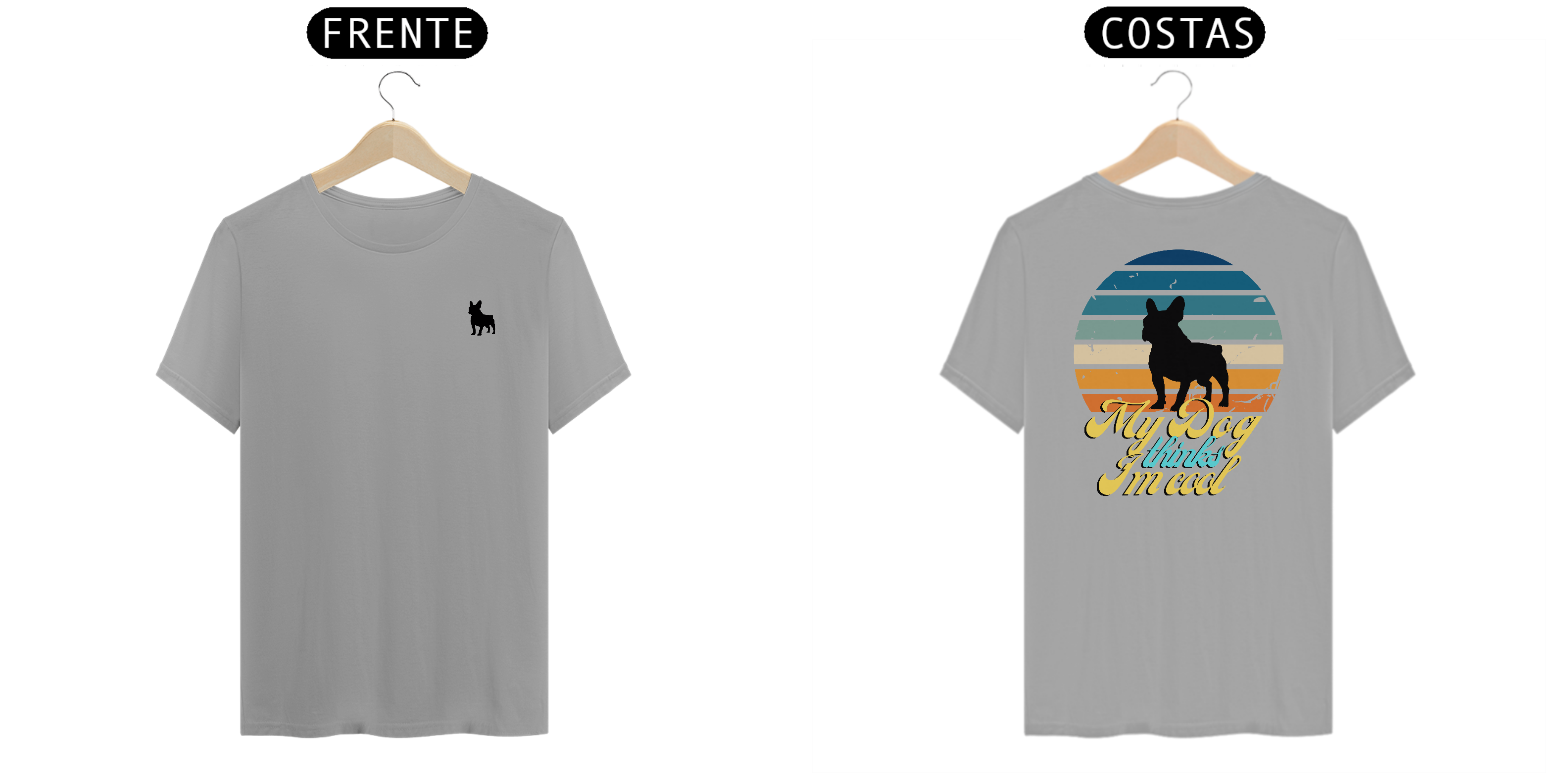 Camiseta Bulldog Francês: Uma declaração de amor por seus pets