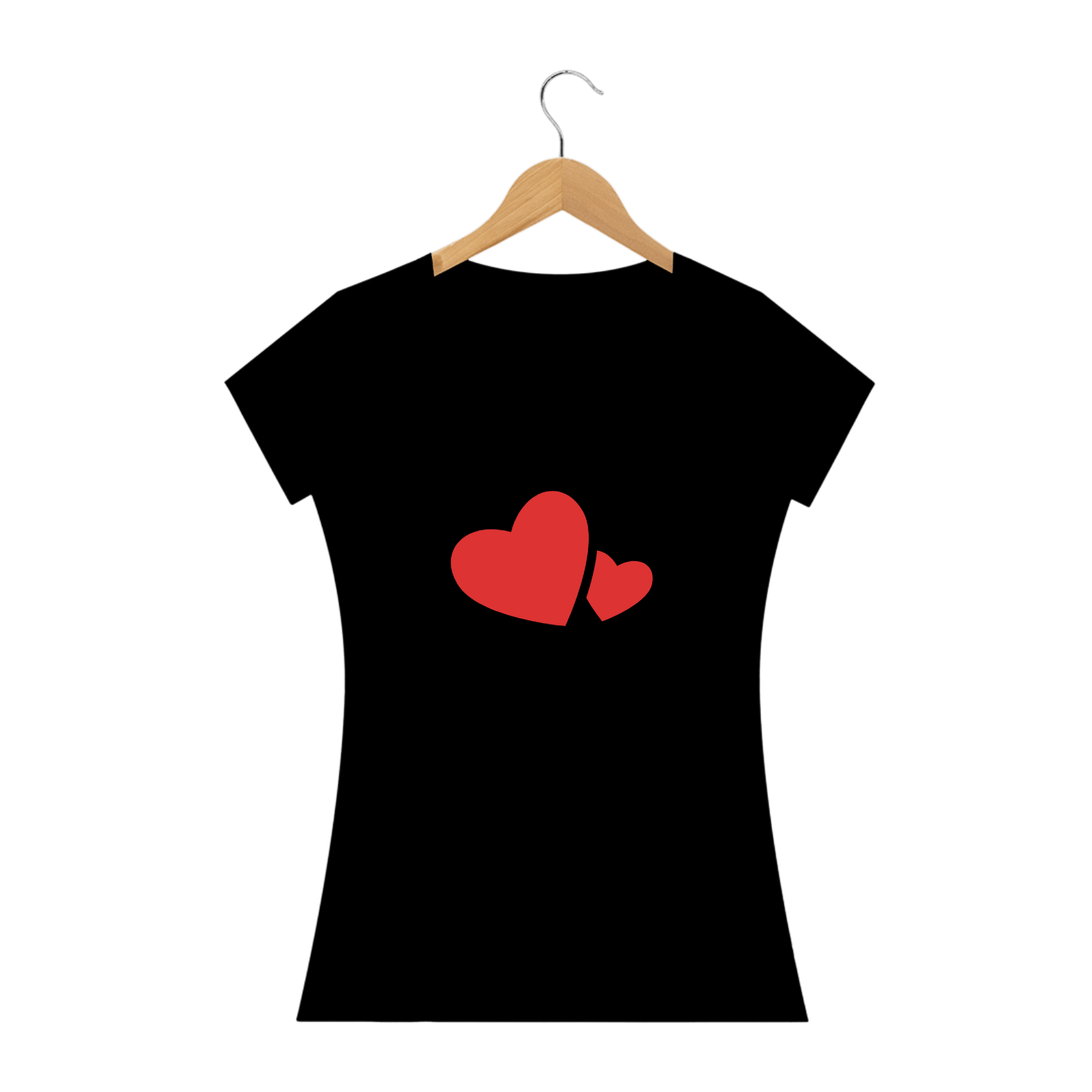Camiseta corações | Feminina