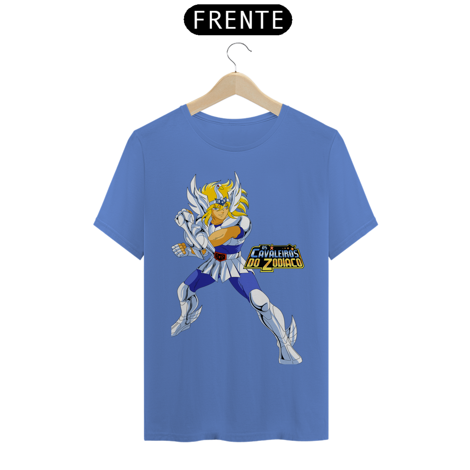 Nome do produto: Camisa Cavaleiros do zodiaco Yoga de Cisney