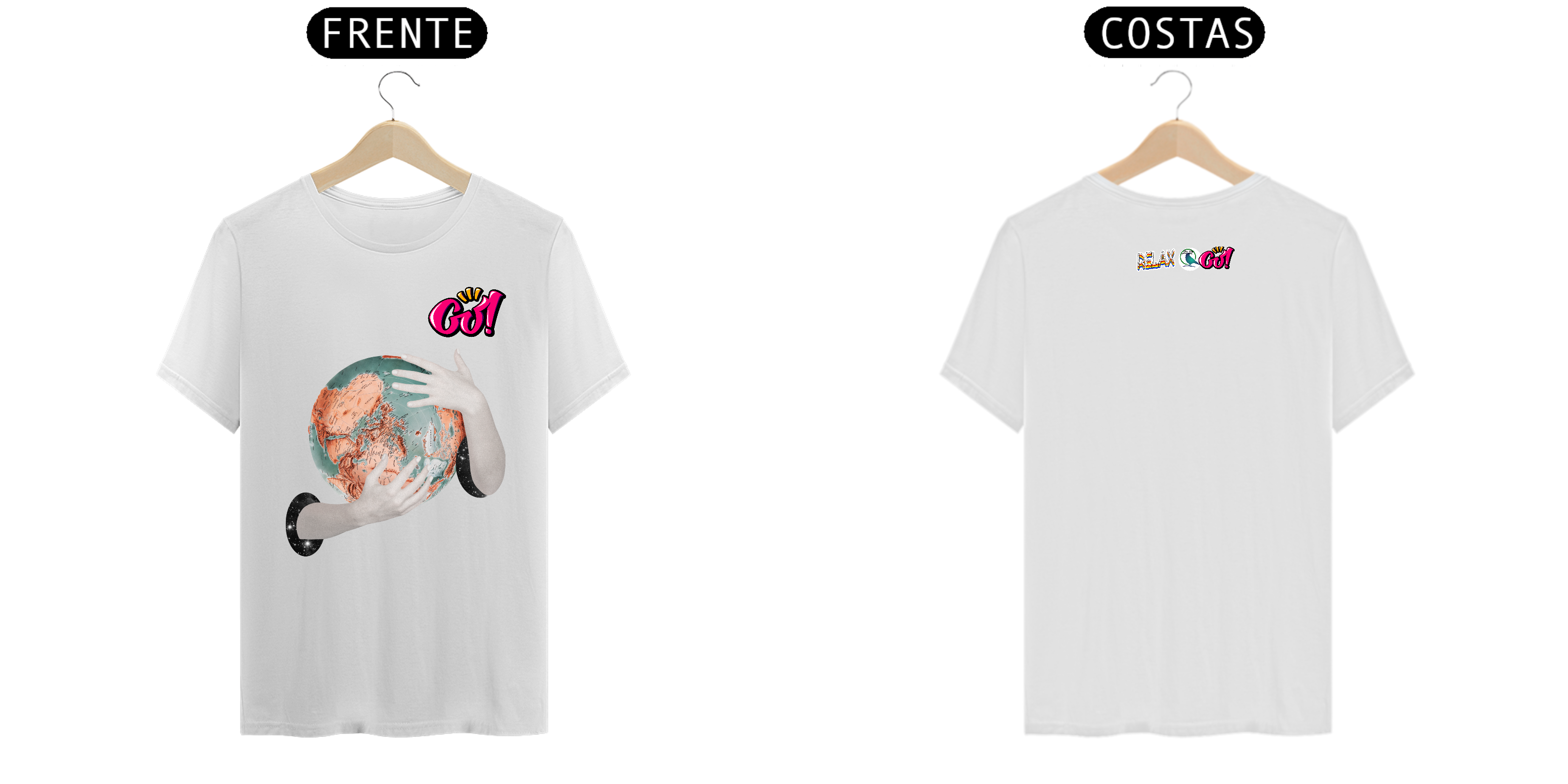 CAMISETA CLÁSSICA O MUNDO É NOSSO