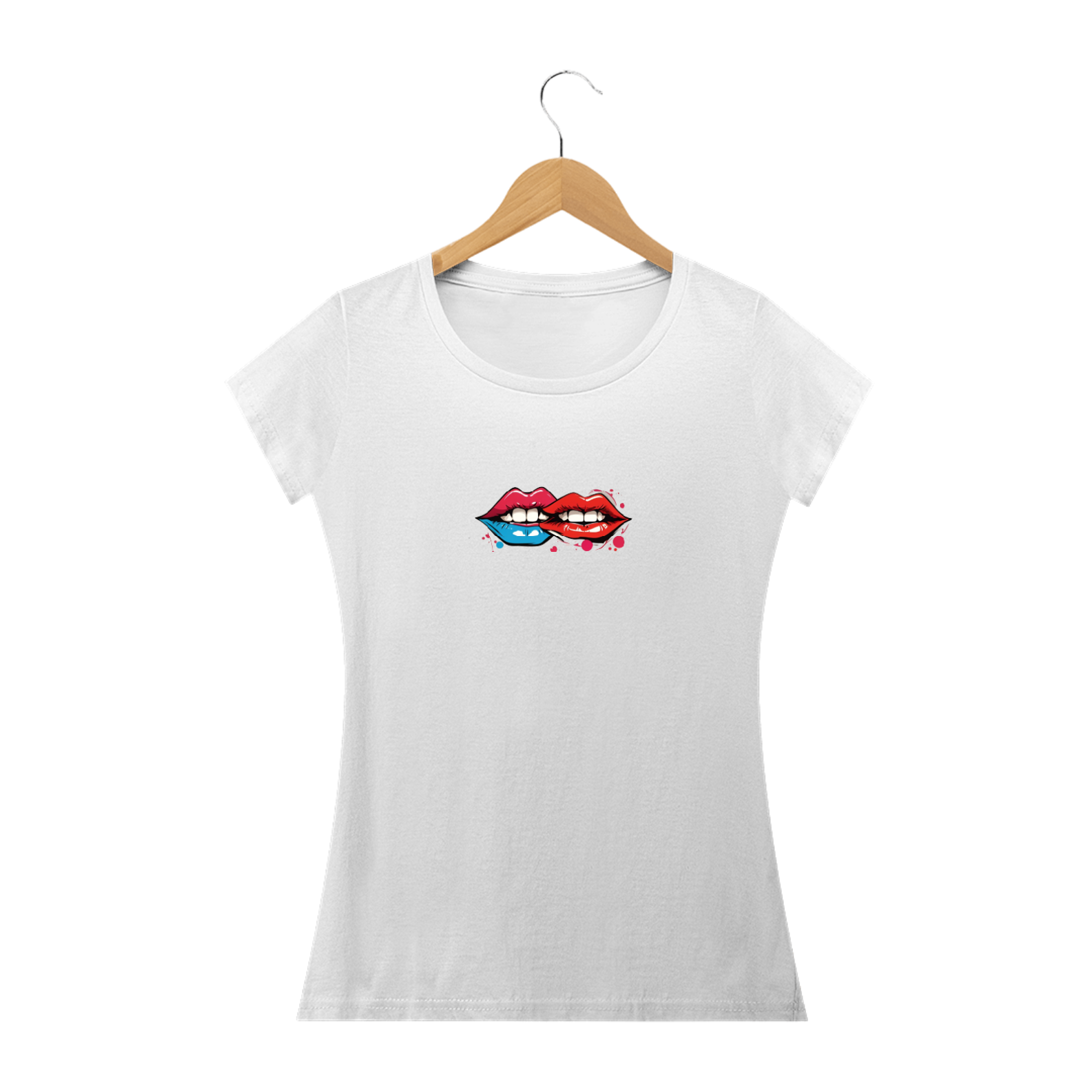 Camiseta Feminina Sweet Kiss