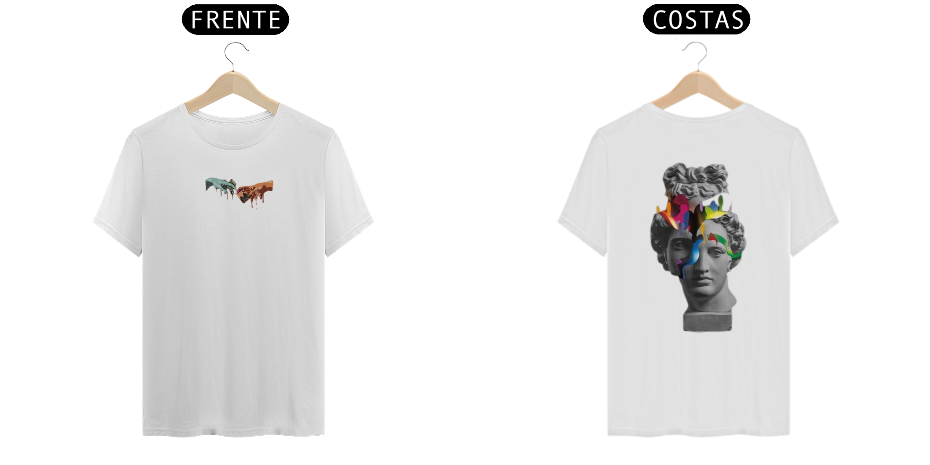 Camiseta Unissex Escultura em Fusão