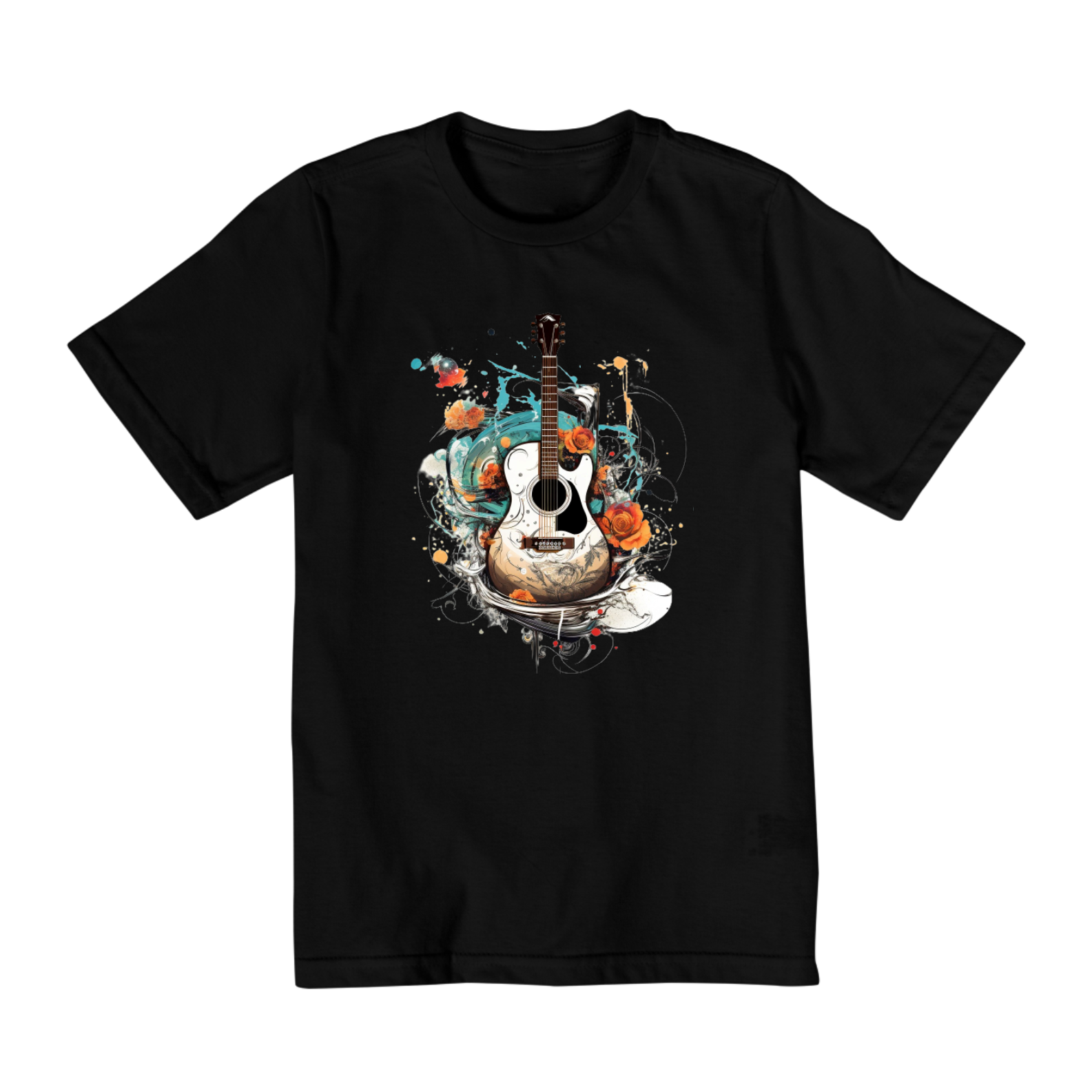 CAMISETA VIOLÃO INFANTIL 2 A 8
