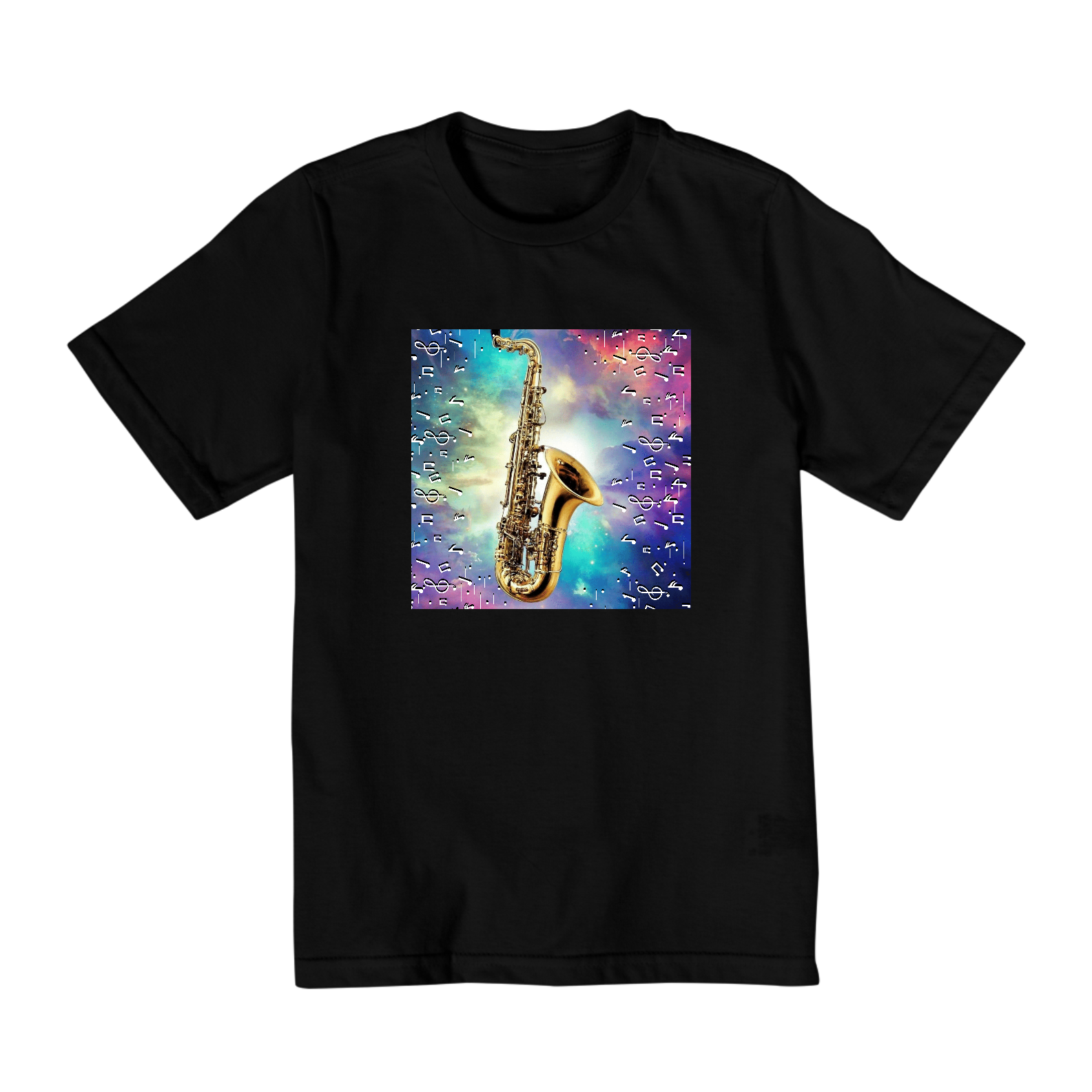 CAMISETA SAX INFANTIL 2 A 8