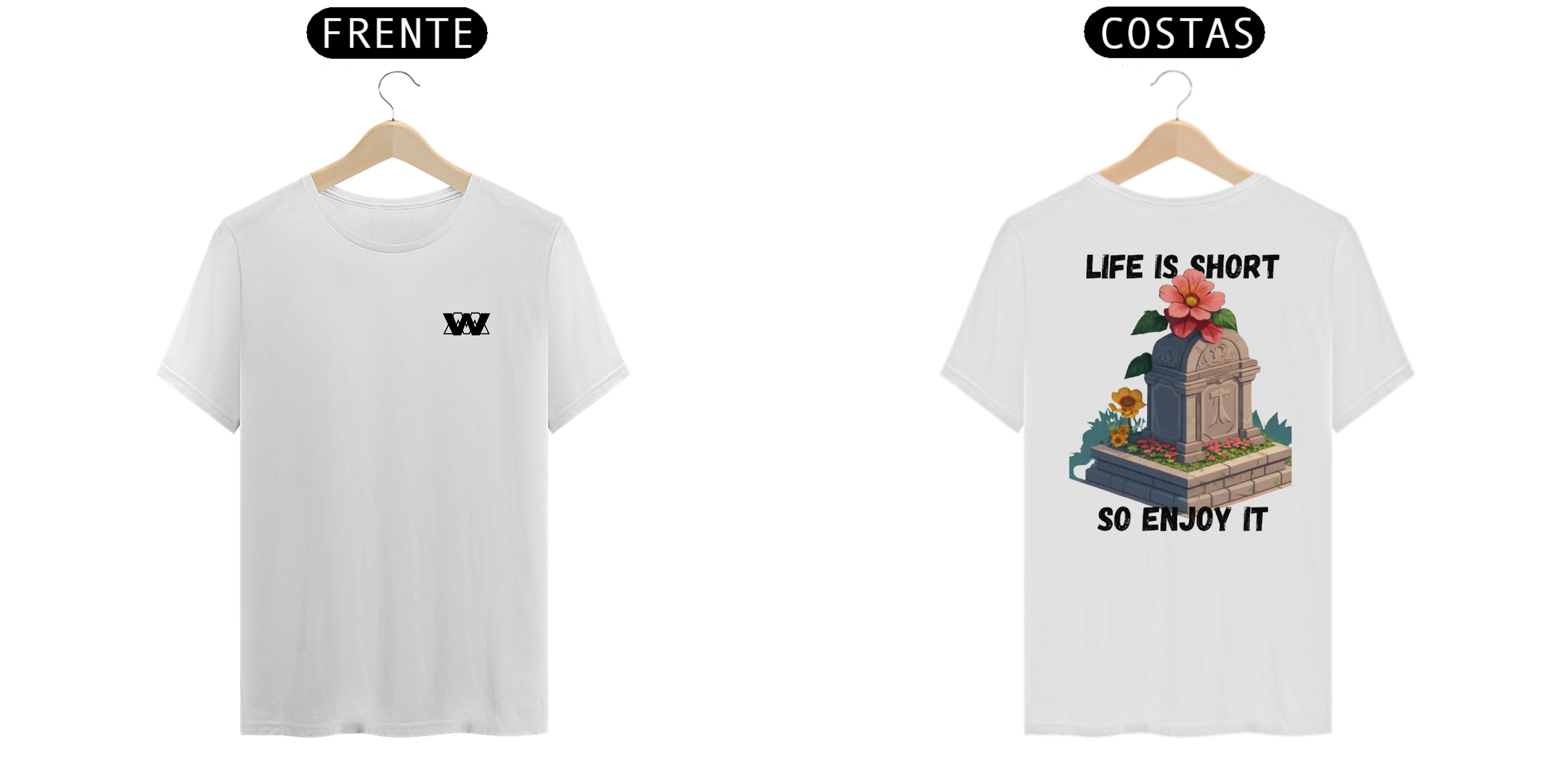 Camisa Life is short